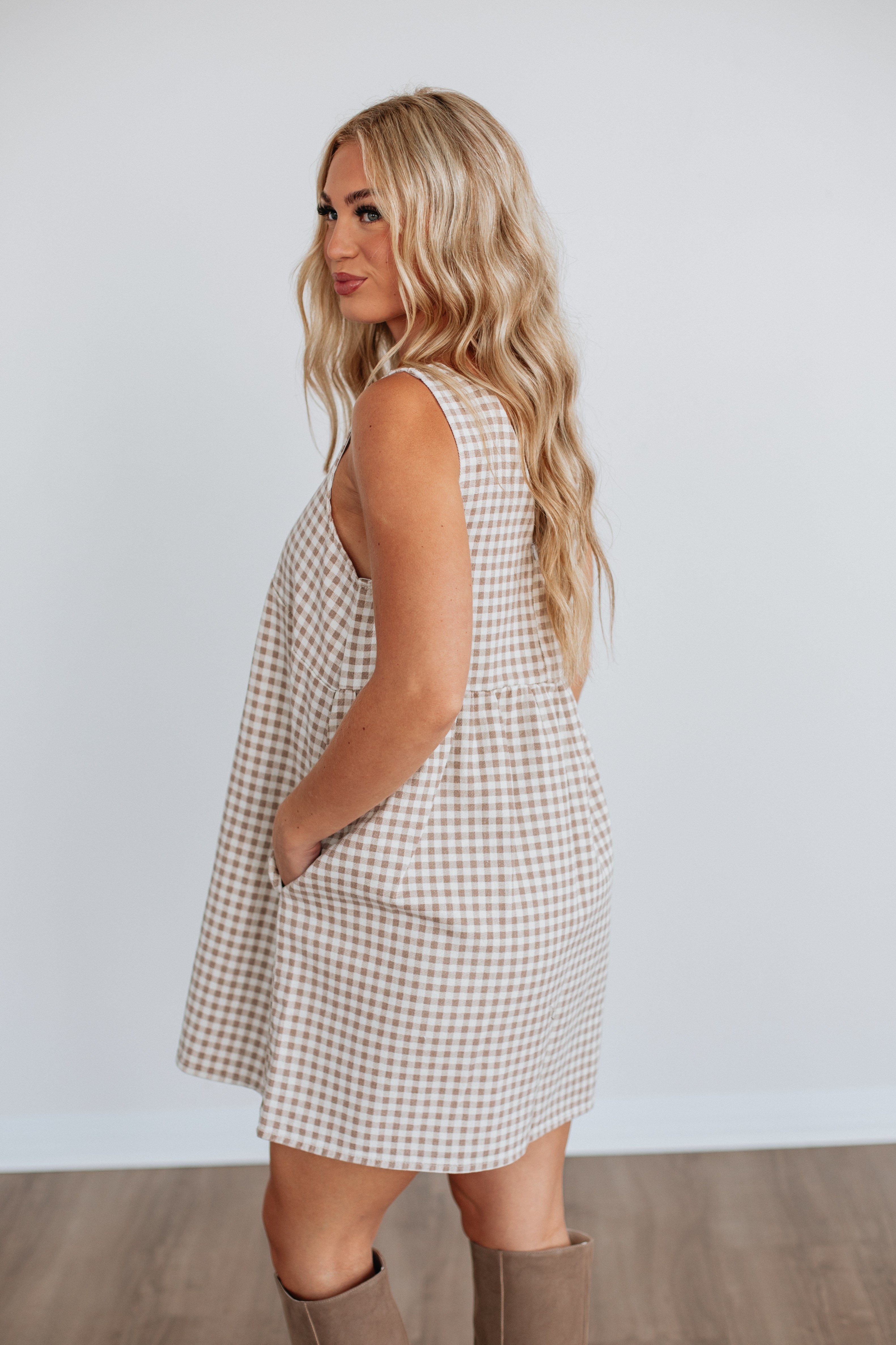 Lydie Gingham Dress