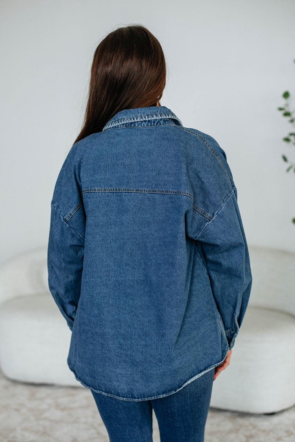 Debra Denim Shacket