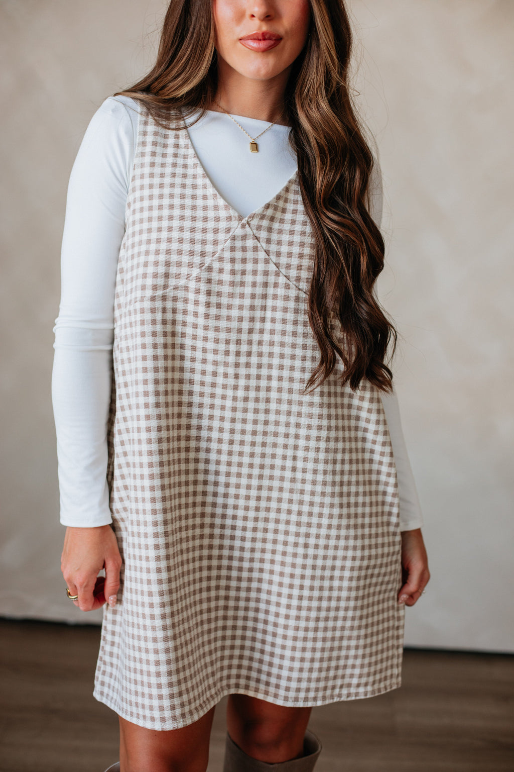 Lydie Gingham Dress