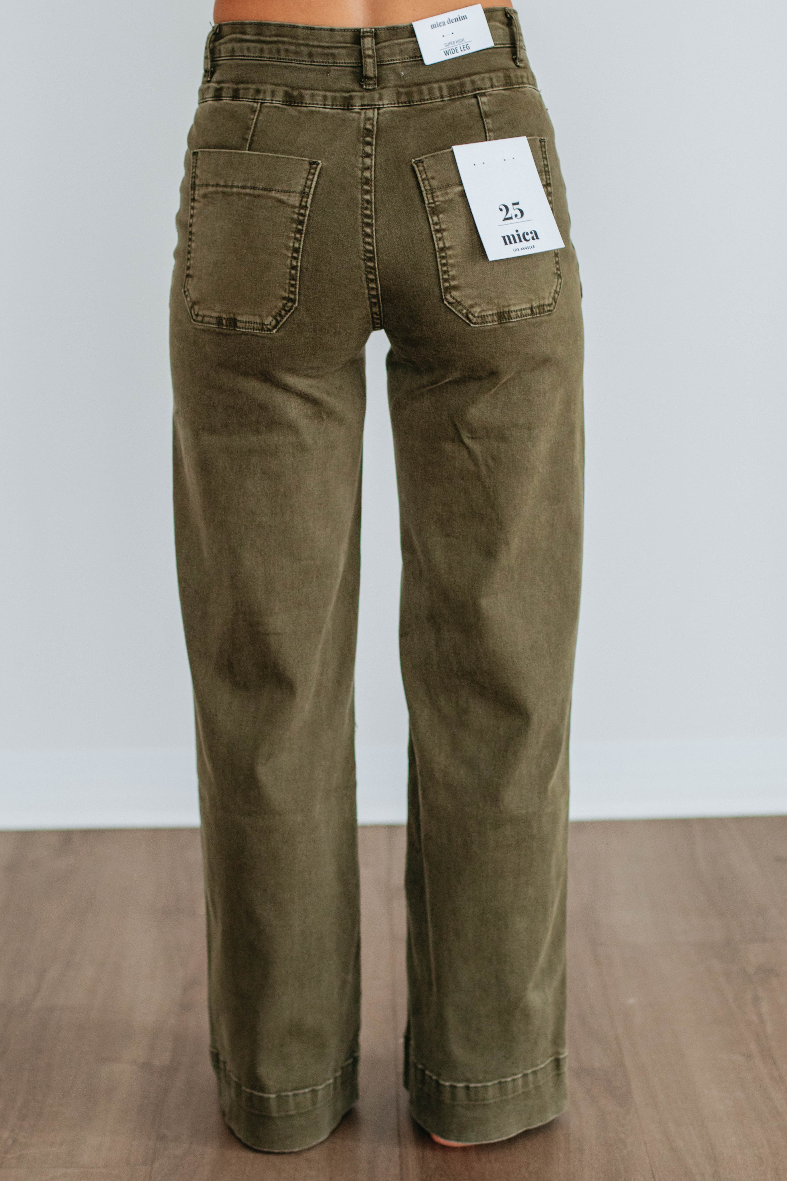 Bennett Mica Jeans - Dark Olive