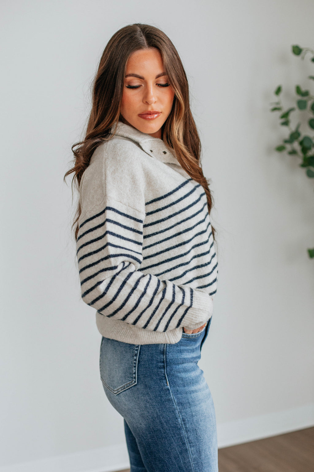 Tristen Striped Pullover