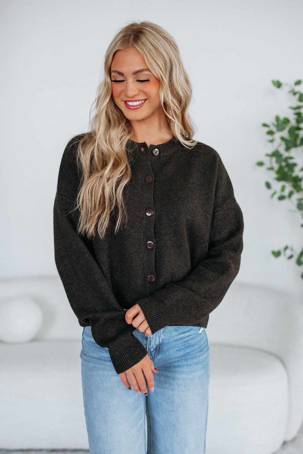 Kassi Cardigan - Coffee