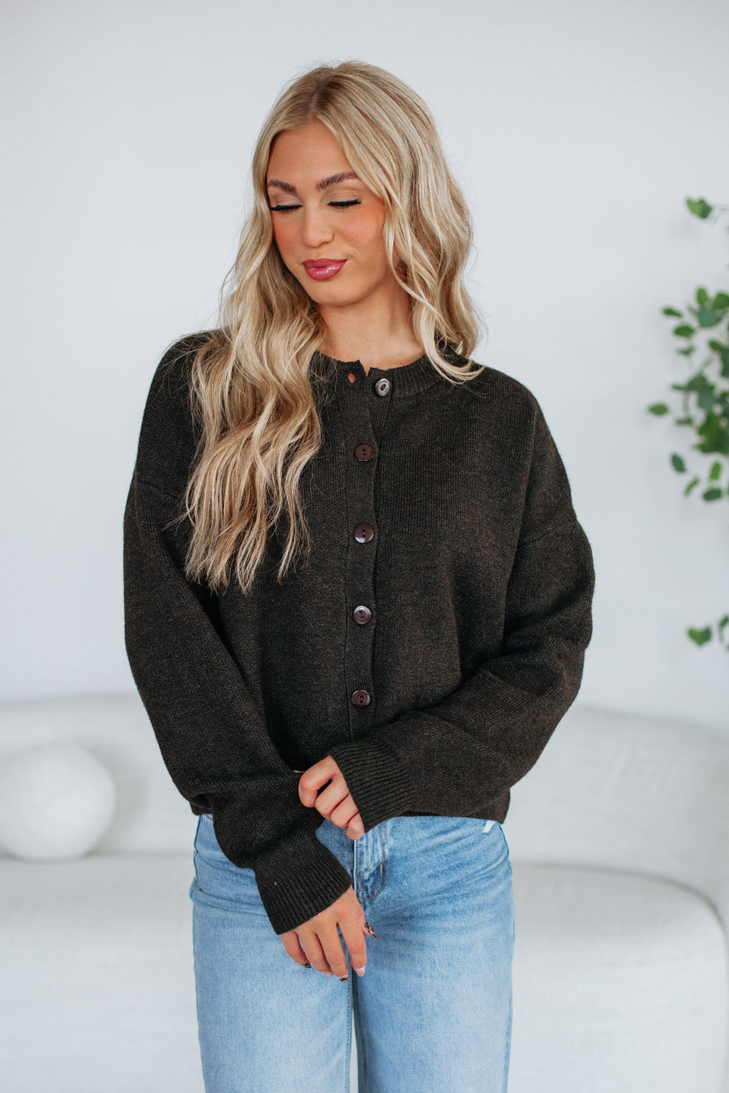 Kassi Cardigan - Coffee