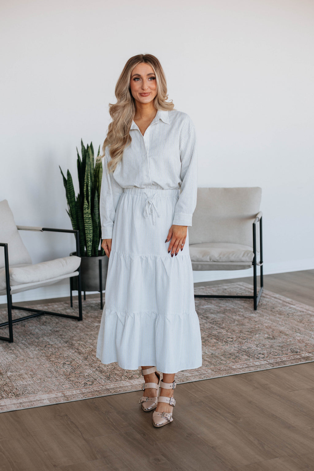 Sylvey Striped Skirt