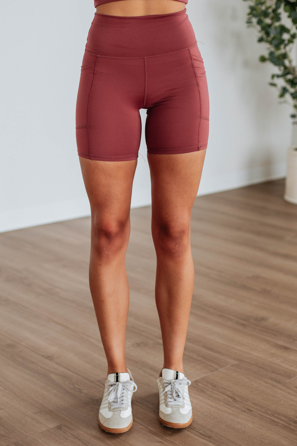Tayten Biker Shorts - Spiced Sangria