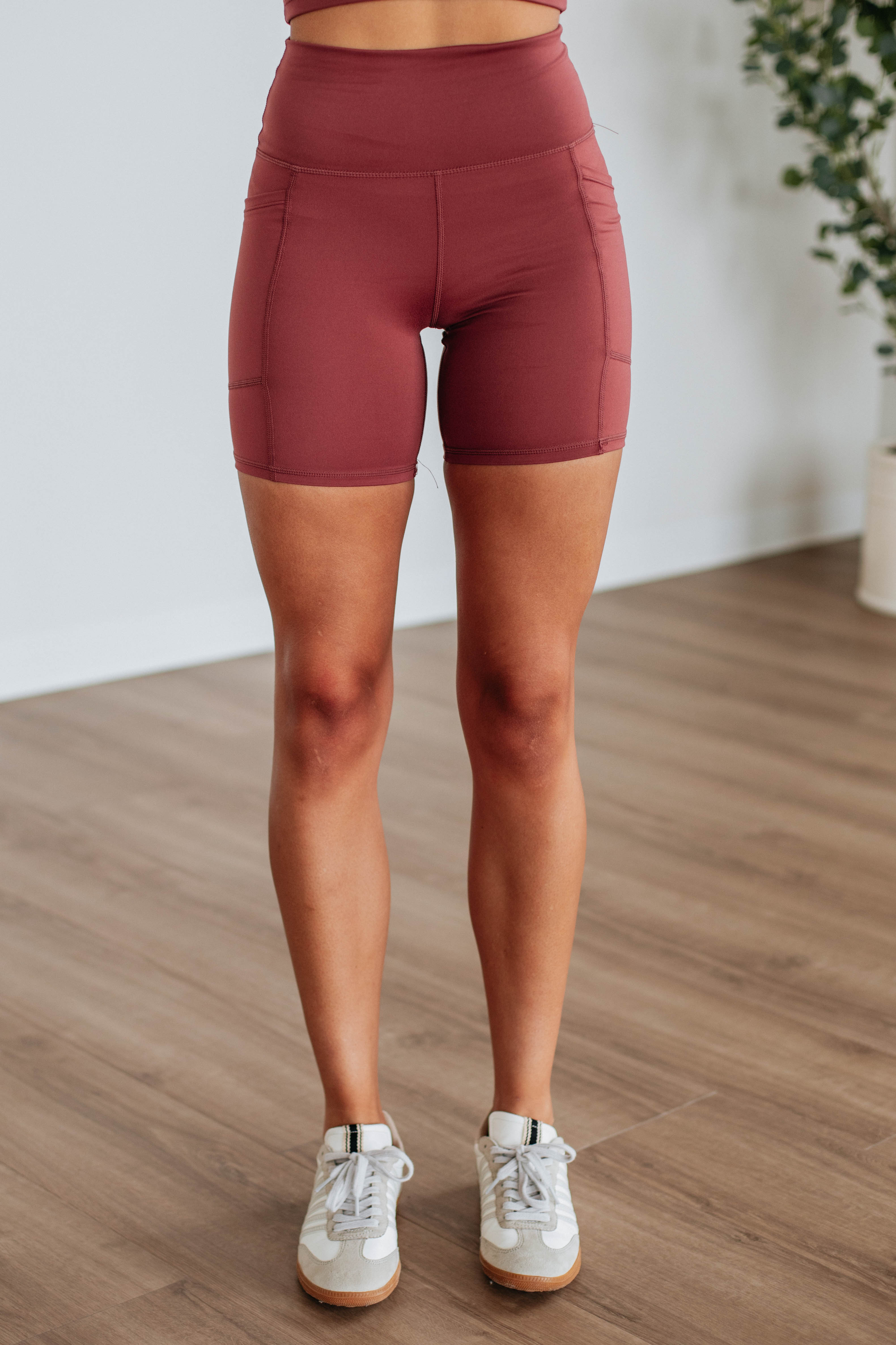 Tayten Biker Shorts - Spiced Sangria