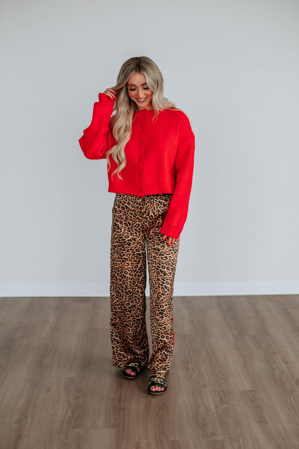 Kassi Cardigan - Cherry