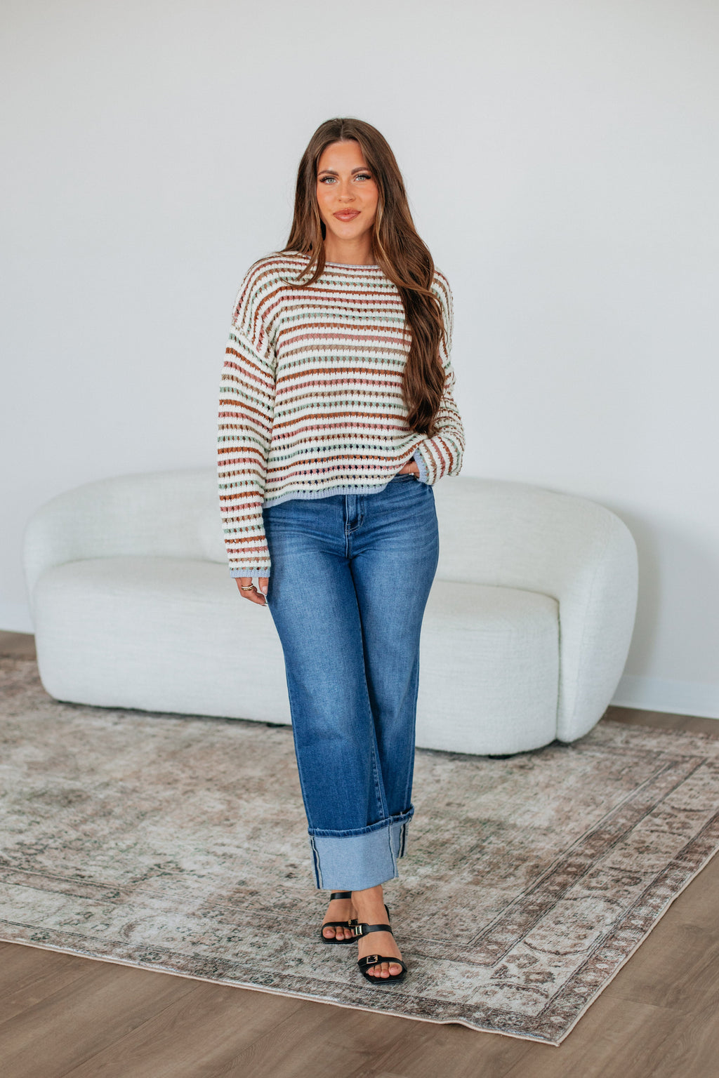 Inez Striped Sweater
