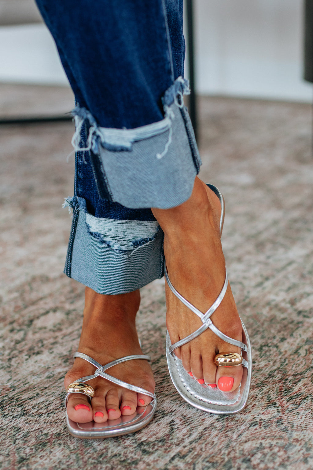 Shine & Tell Sandals