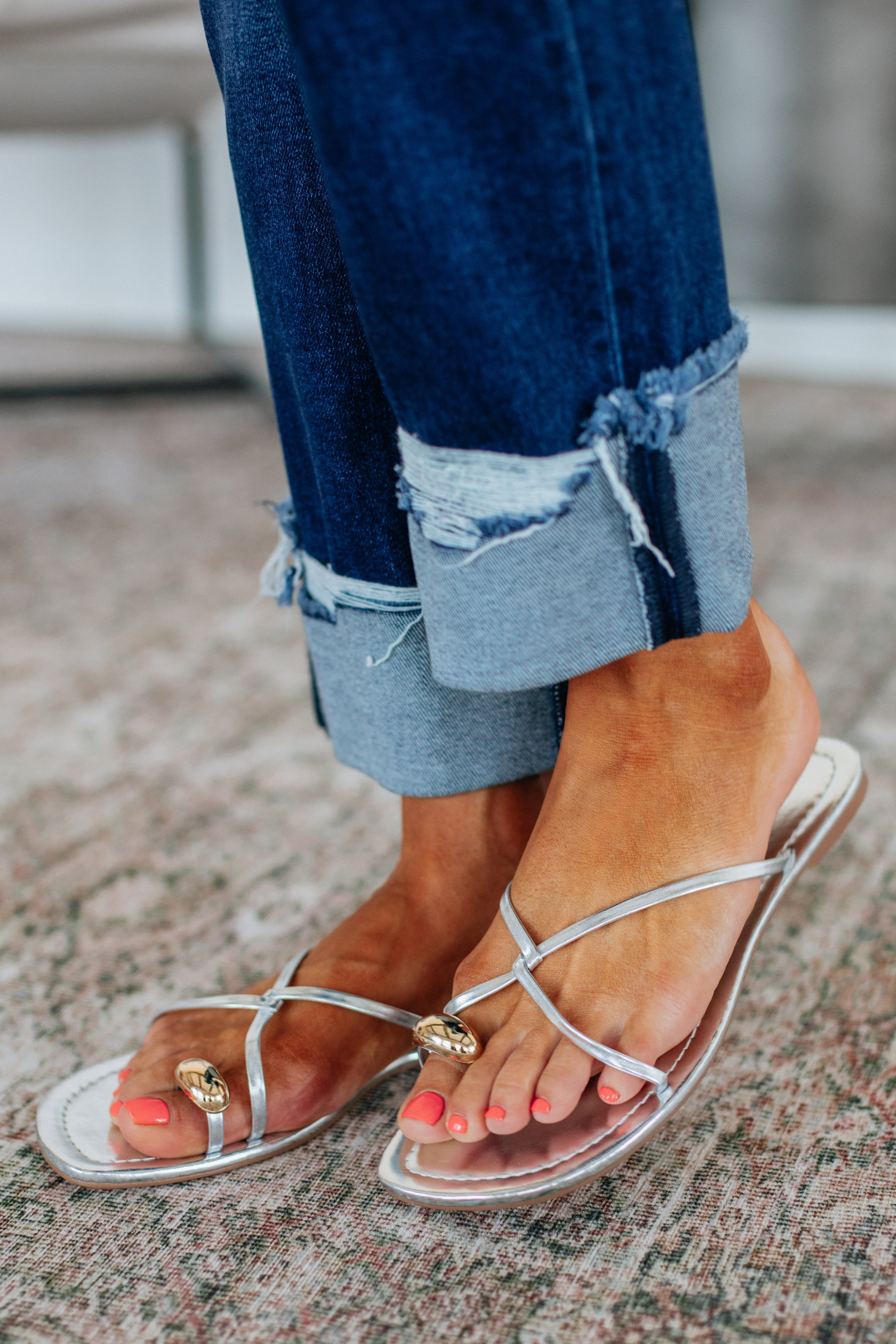 Shine & Tell Sandals
