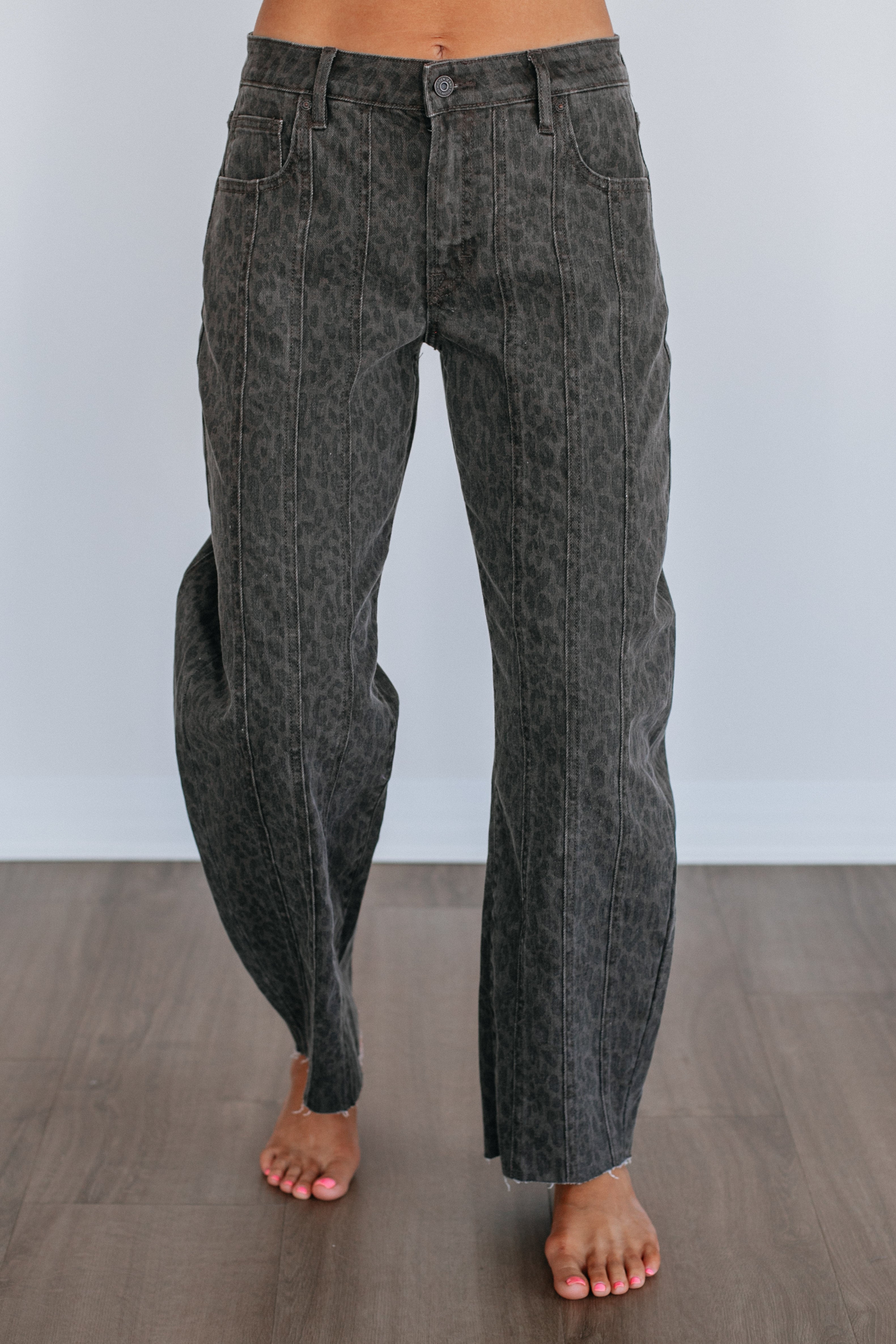 Sammie Hidden Jeans - Dark Cheetah