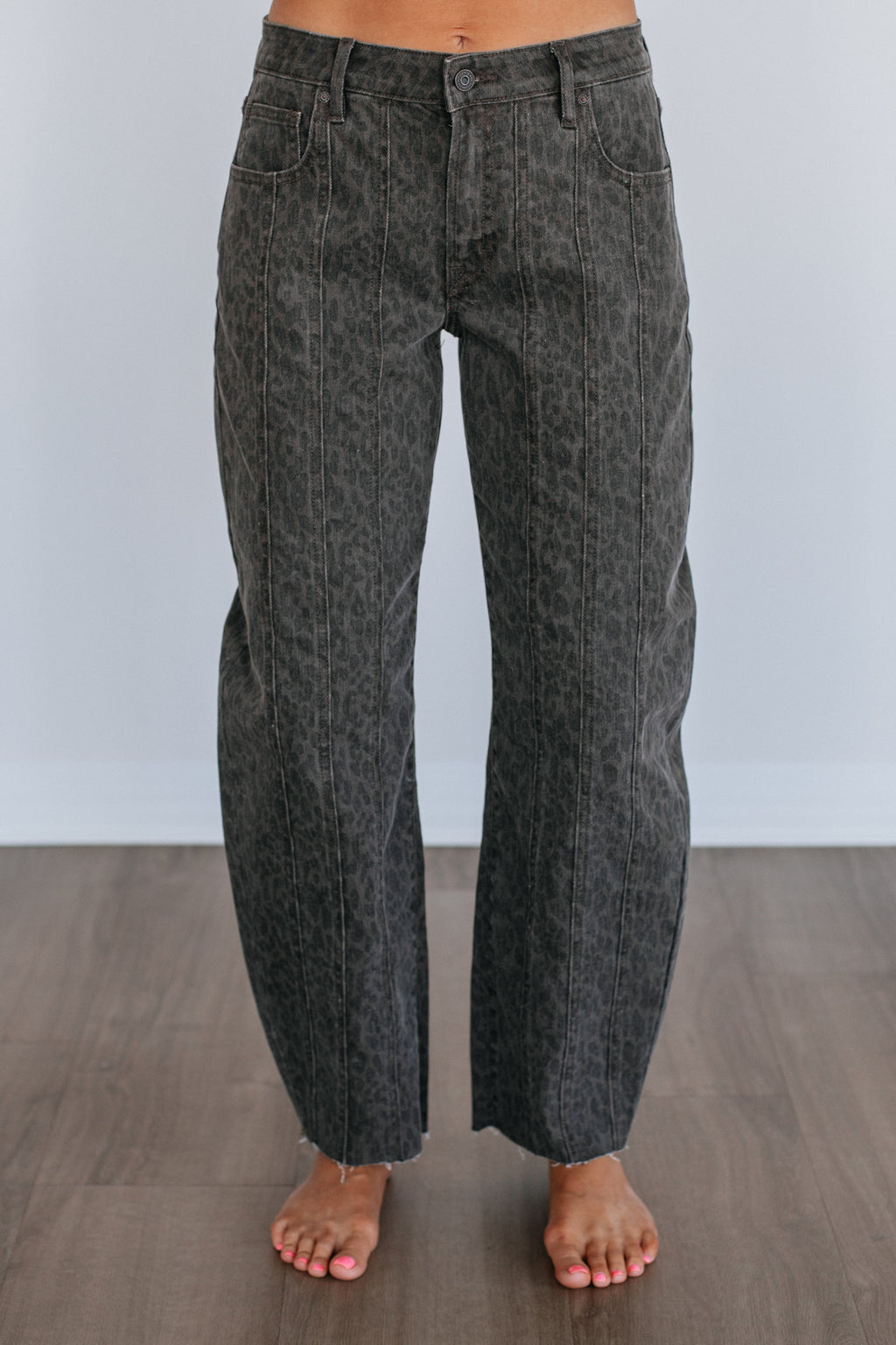 Sammie Hidden Jeans - Dark Cheetah