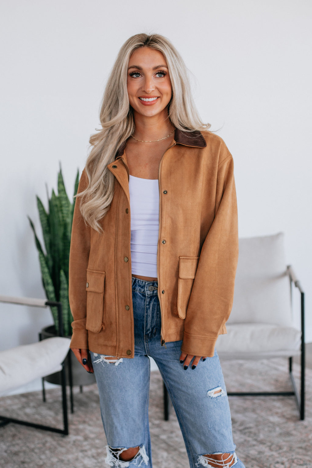 Maren Suede Jacket