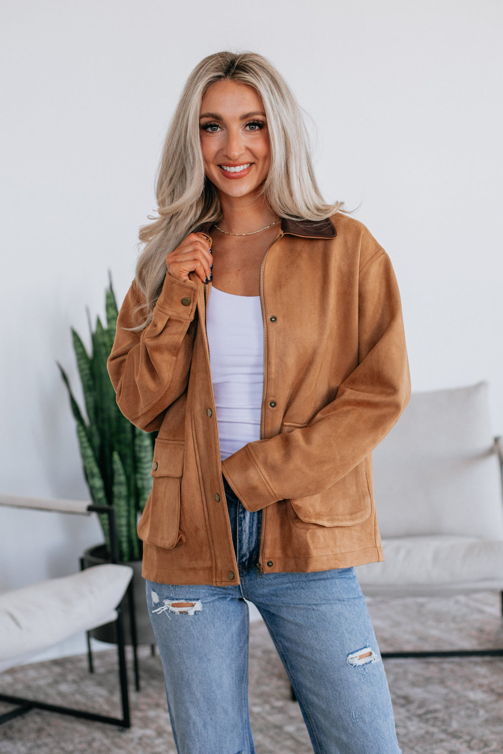 Maren Suede Jacket