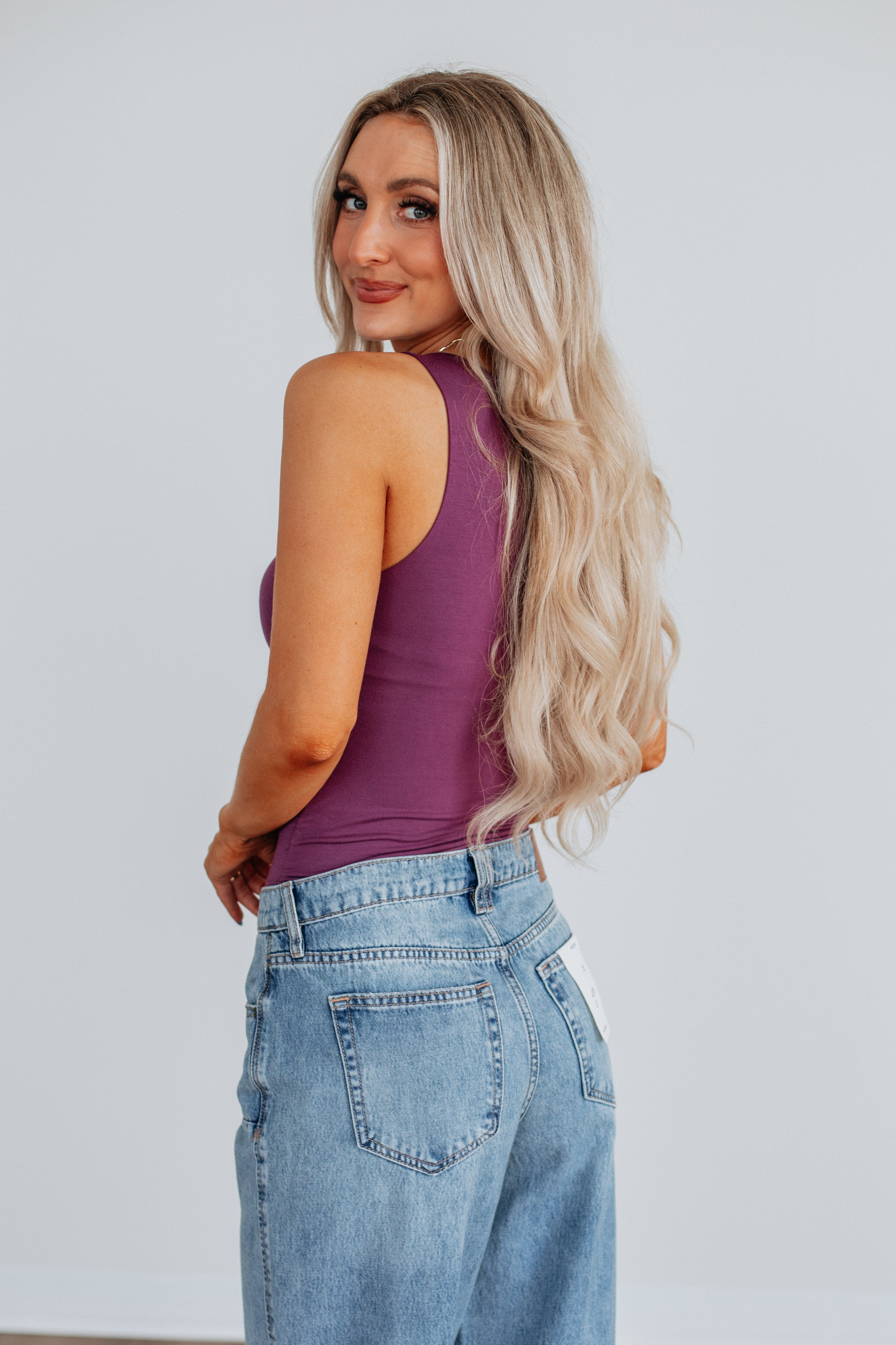 Ariel Basic Tank - Plum