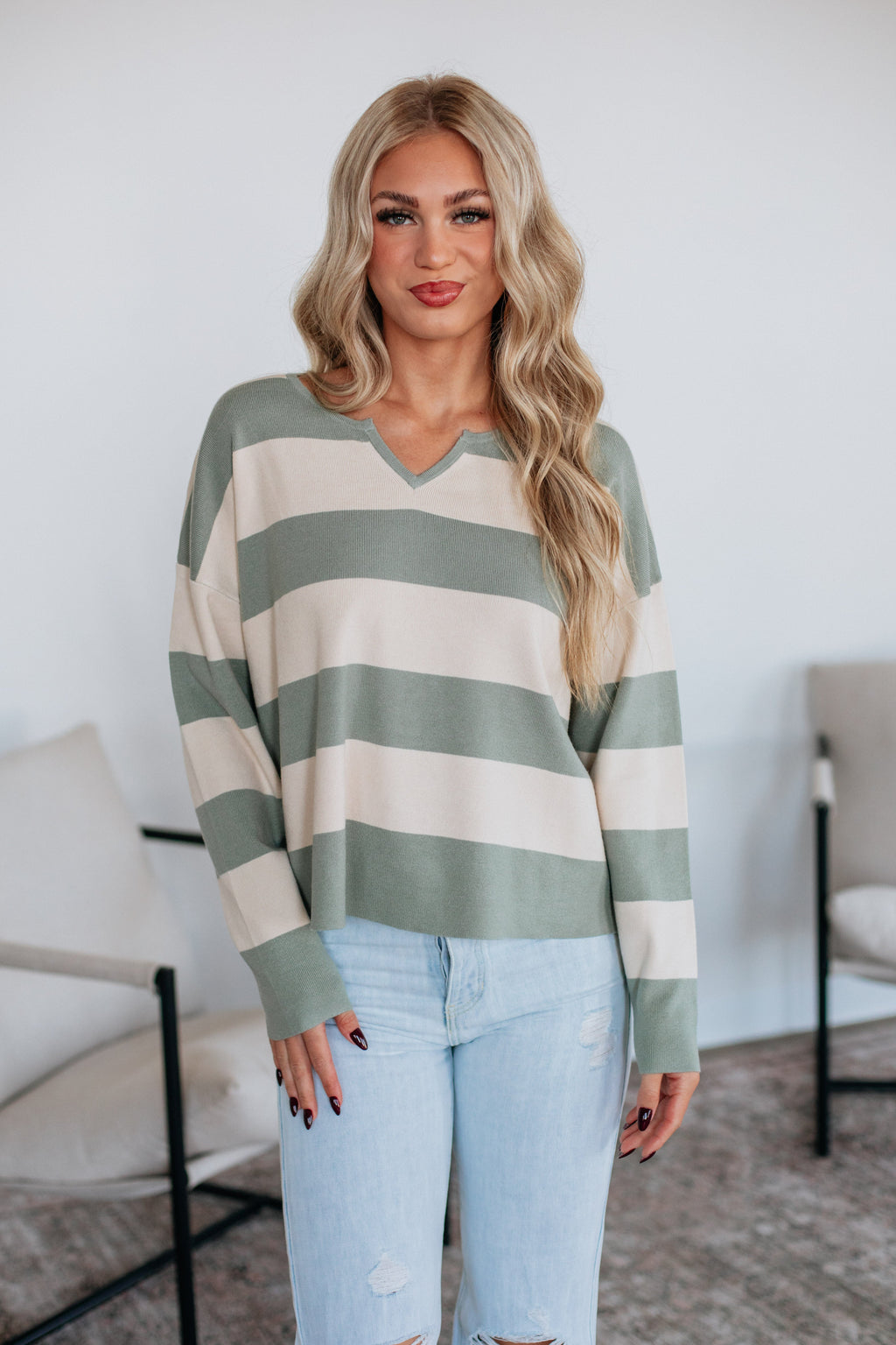 Janise Striped Sweater