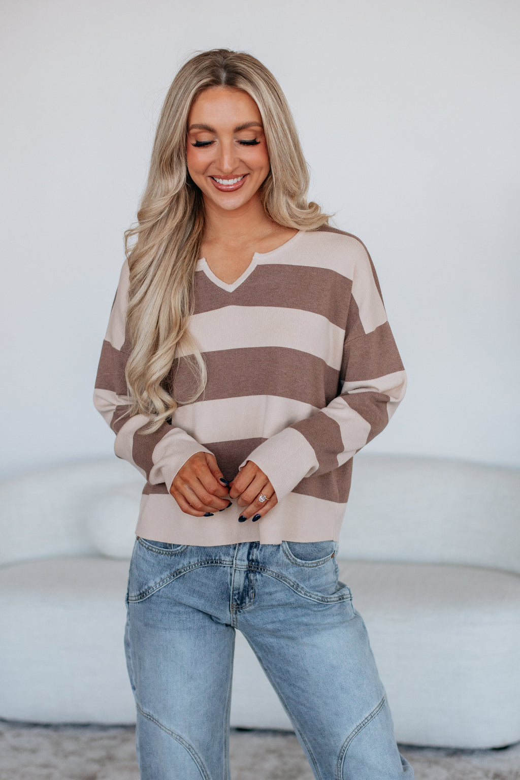Janise Striped Sweater
