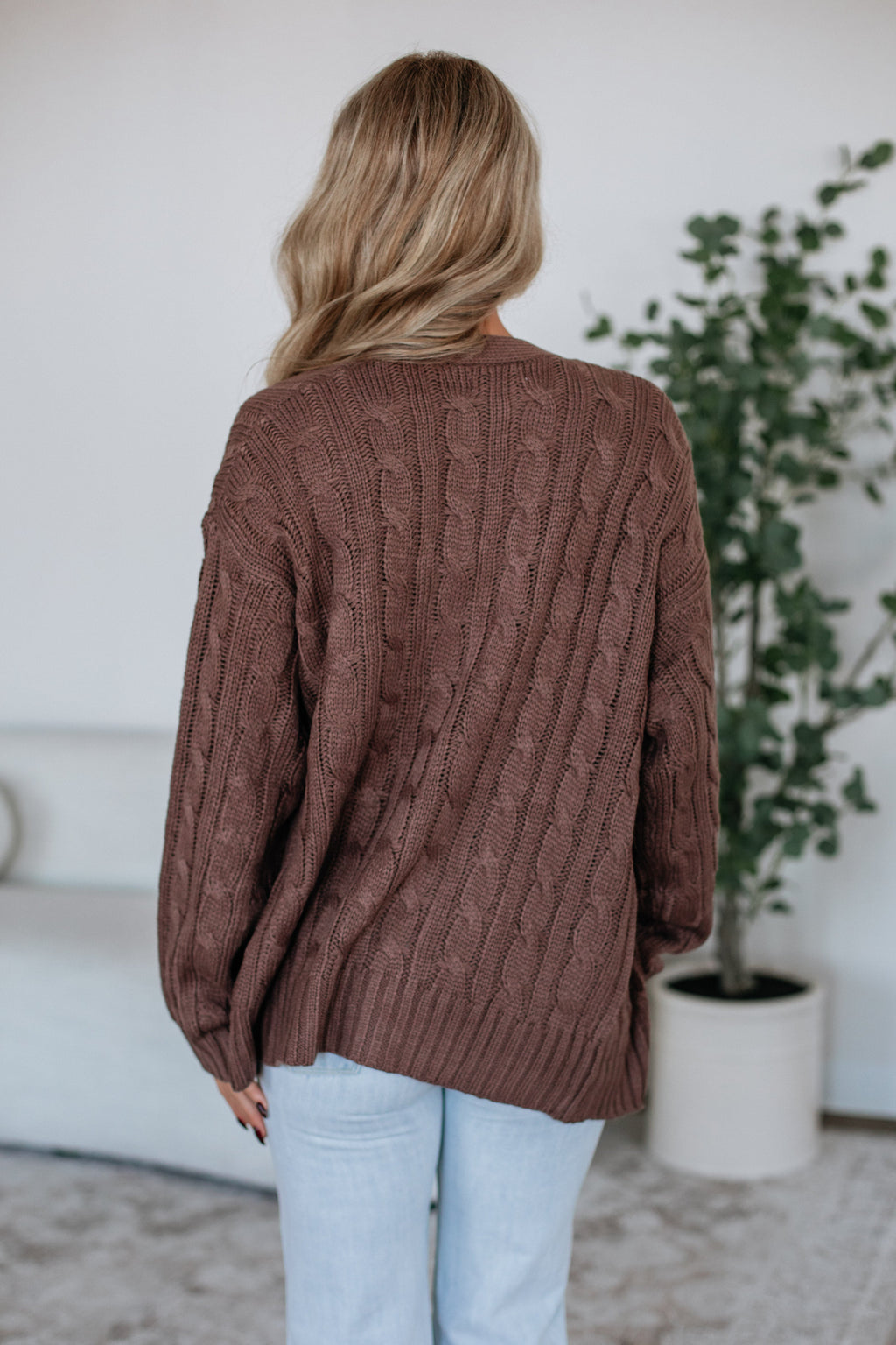 Shelly Cable Knit Cardigan