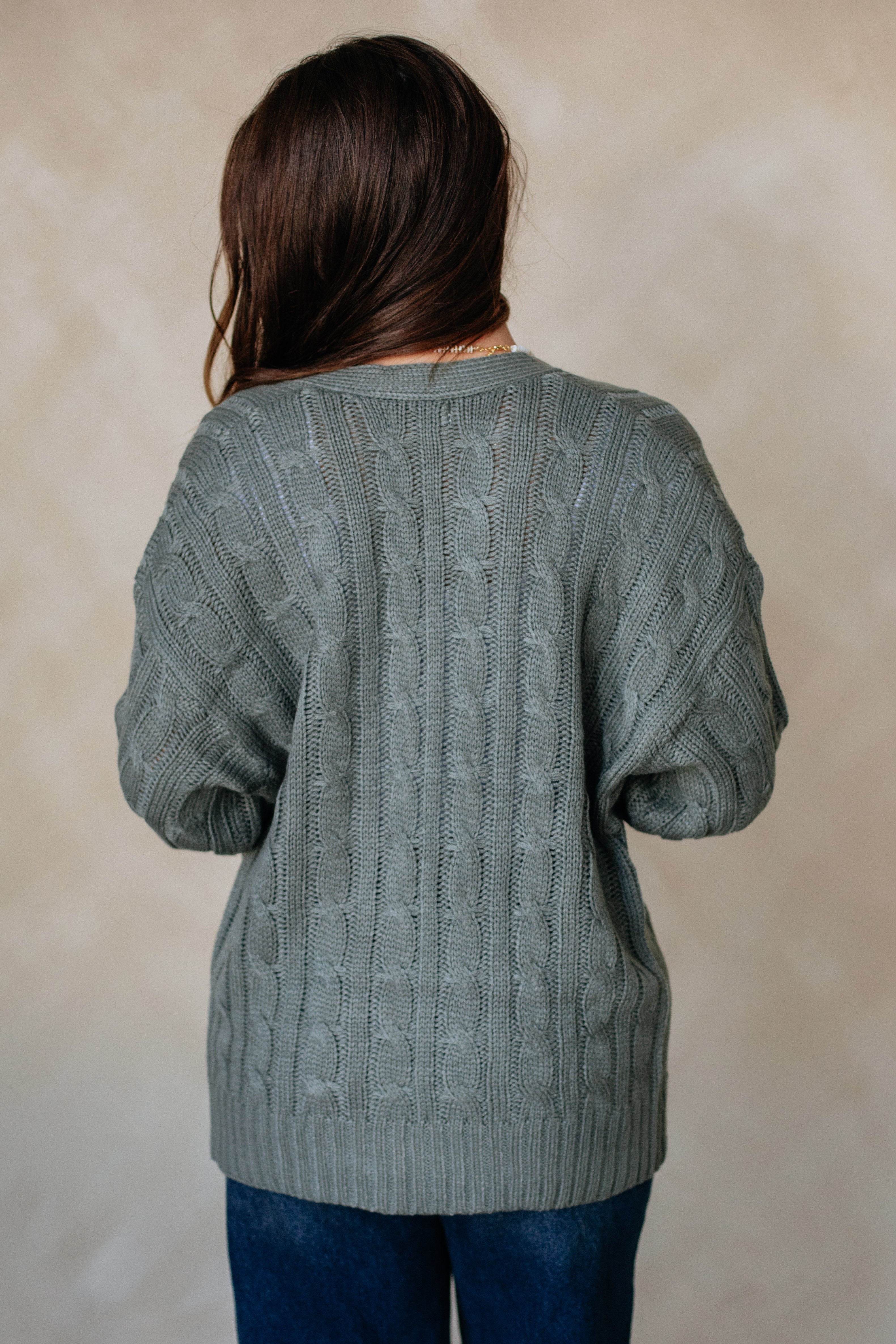 Shelly Cable Knit Cardigan