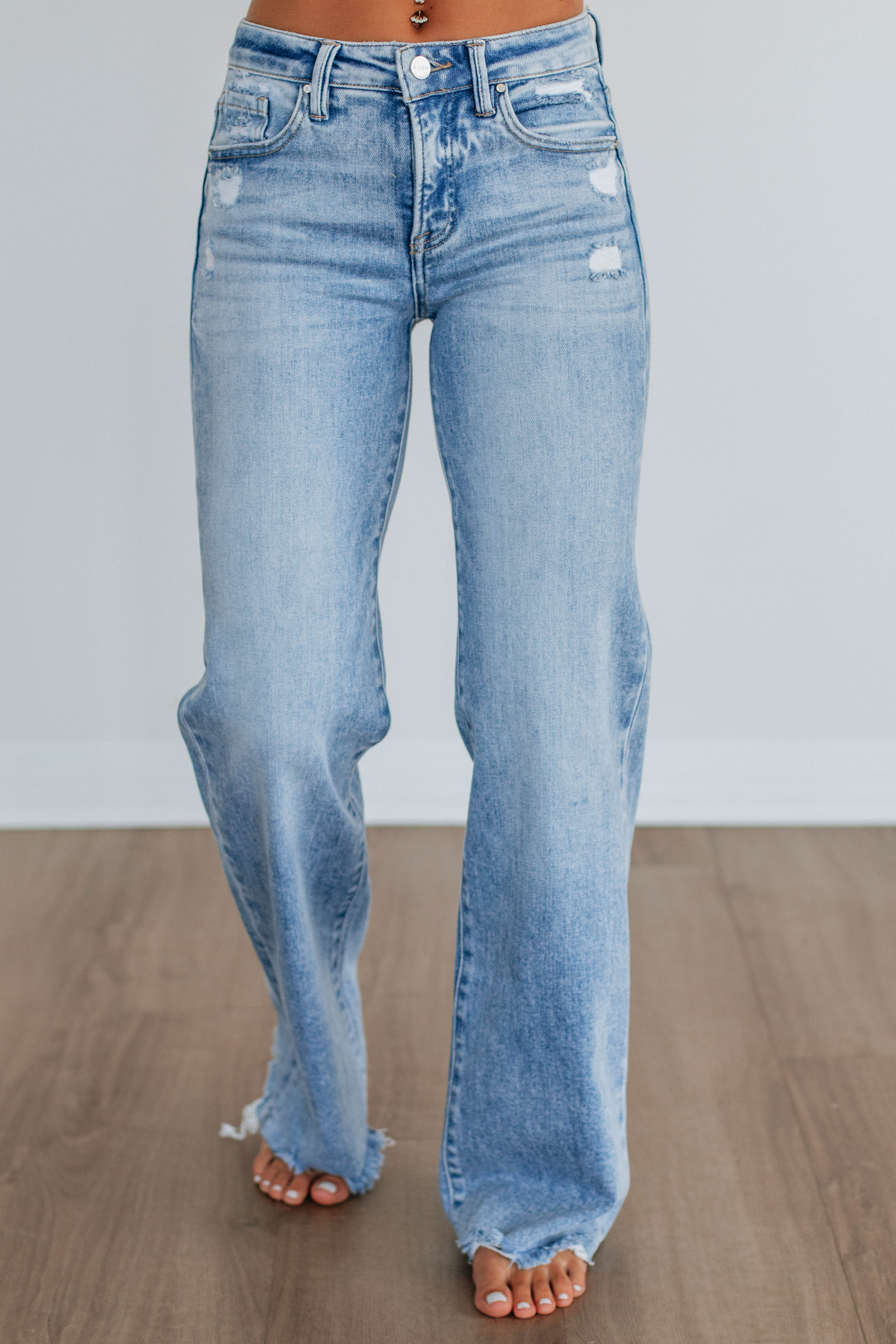 Adelyn Risen Jeans - Light Wash