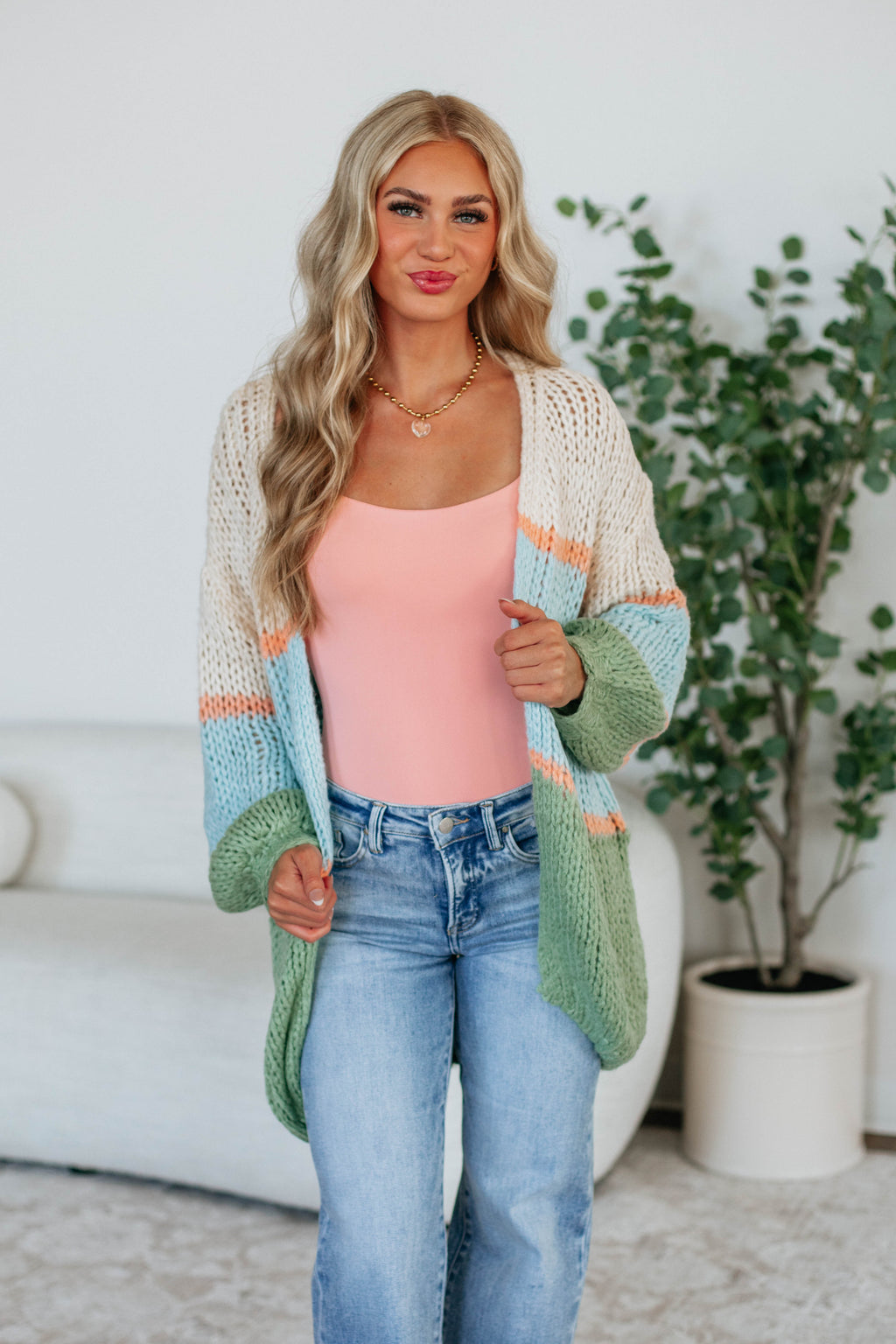 Zaiden Colorblock Cardigan