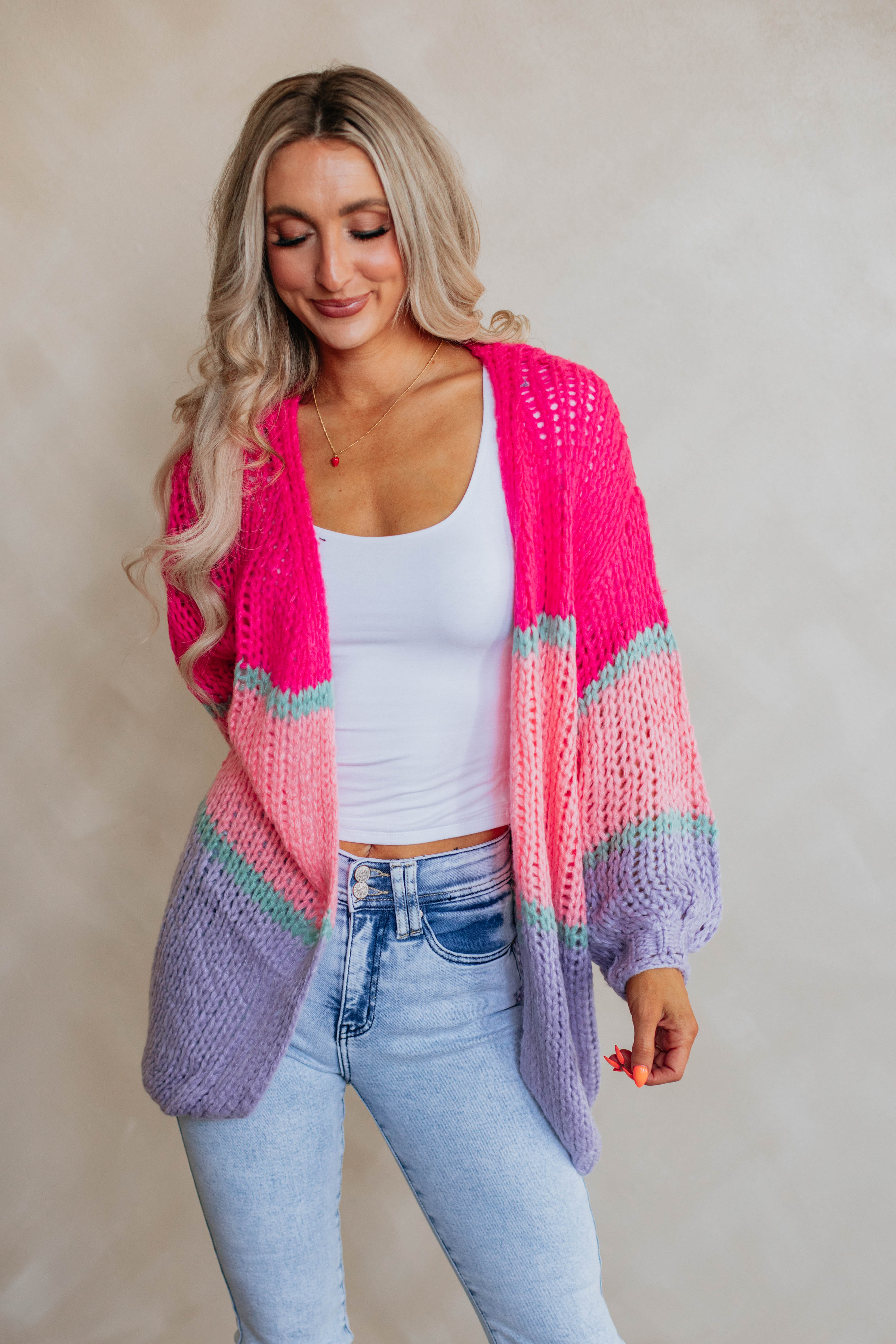 Zaiden Colorblock Cardigan