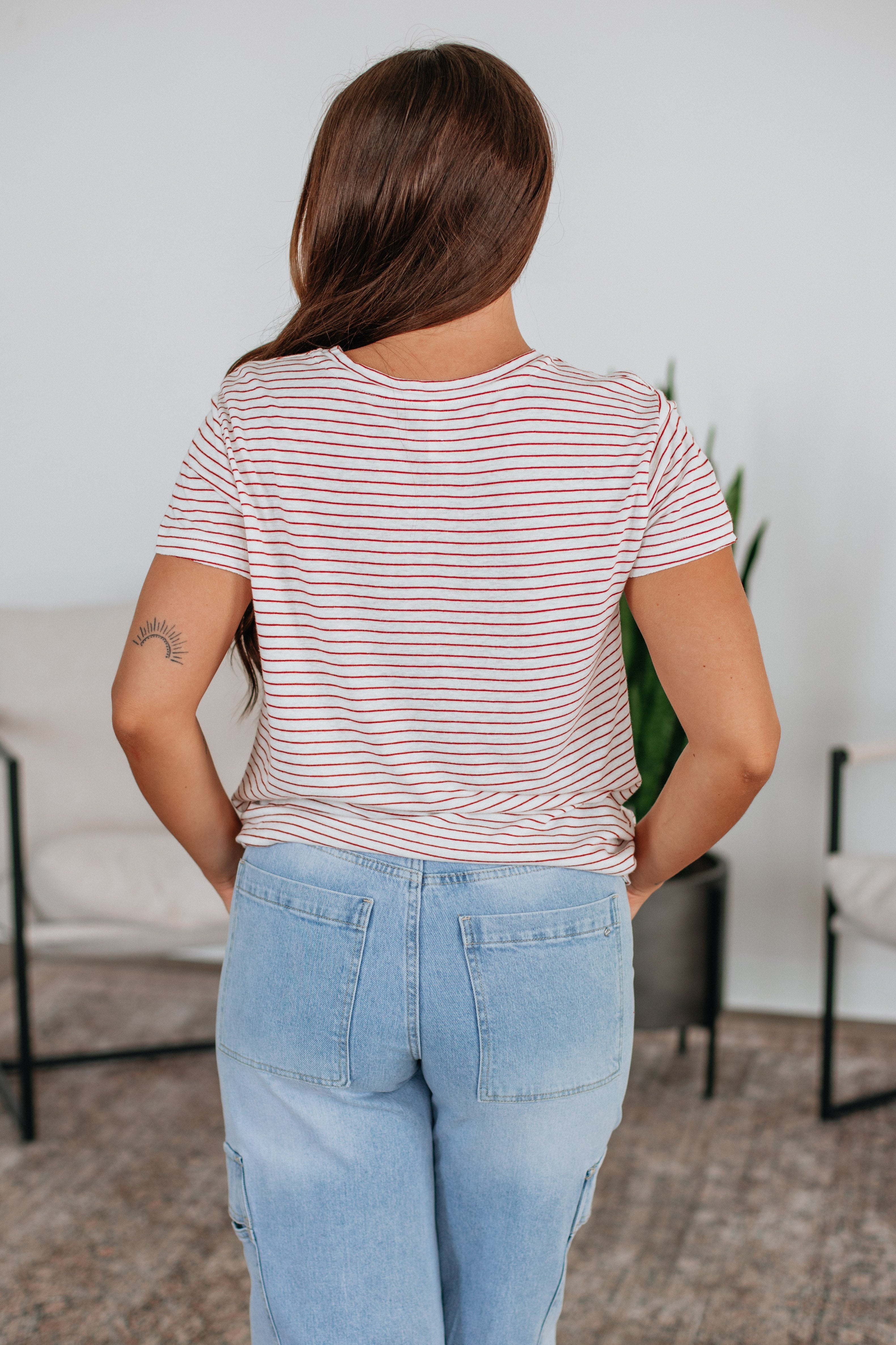Brandy Striped Tee