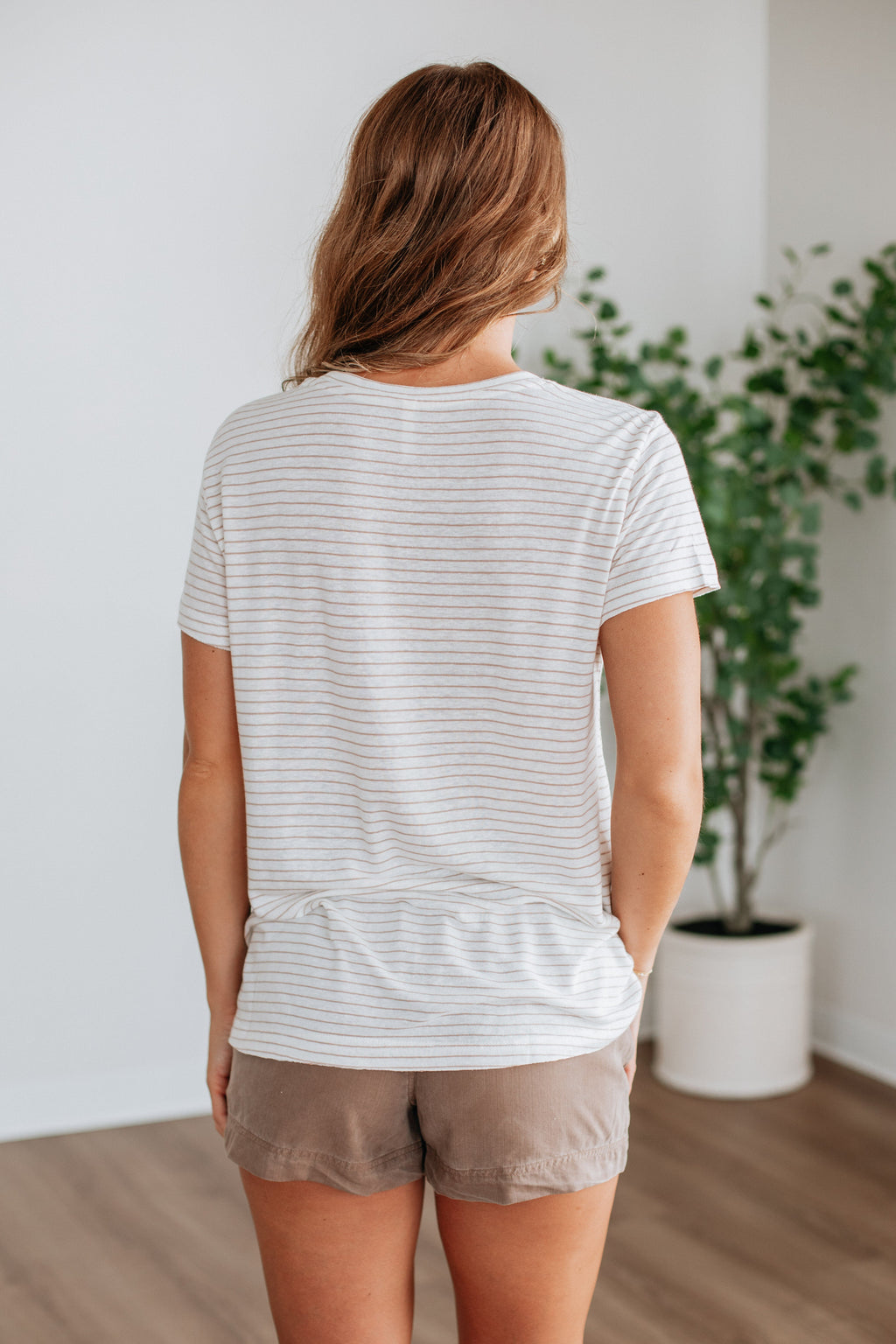 Brandy Striped Tee