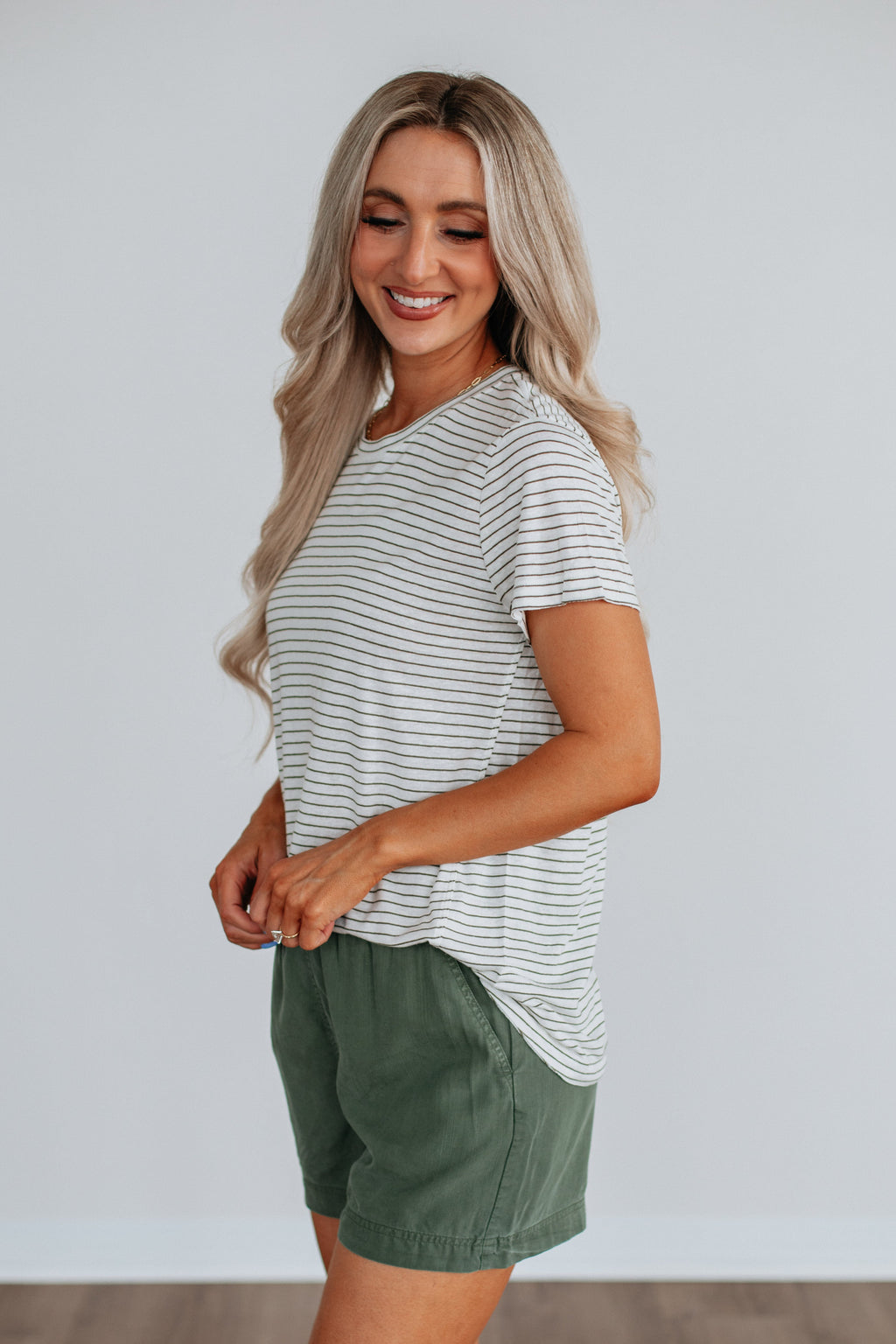 Brandy Striped Tee