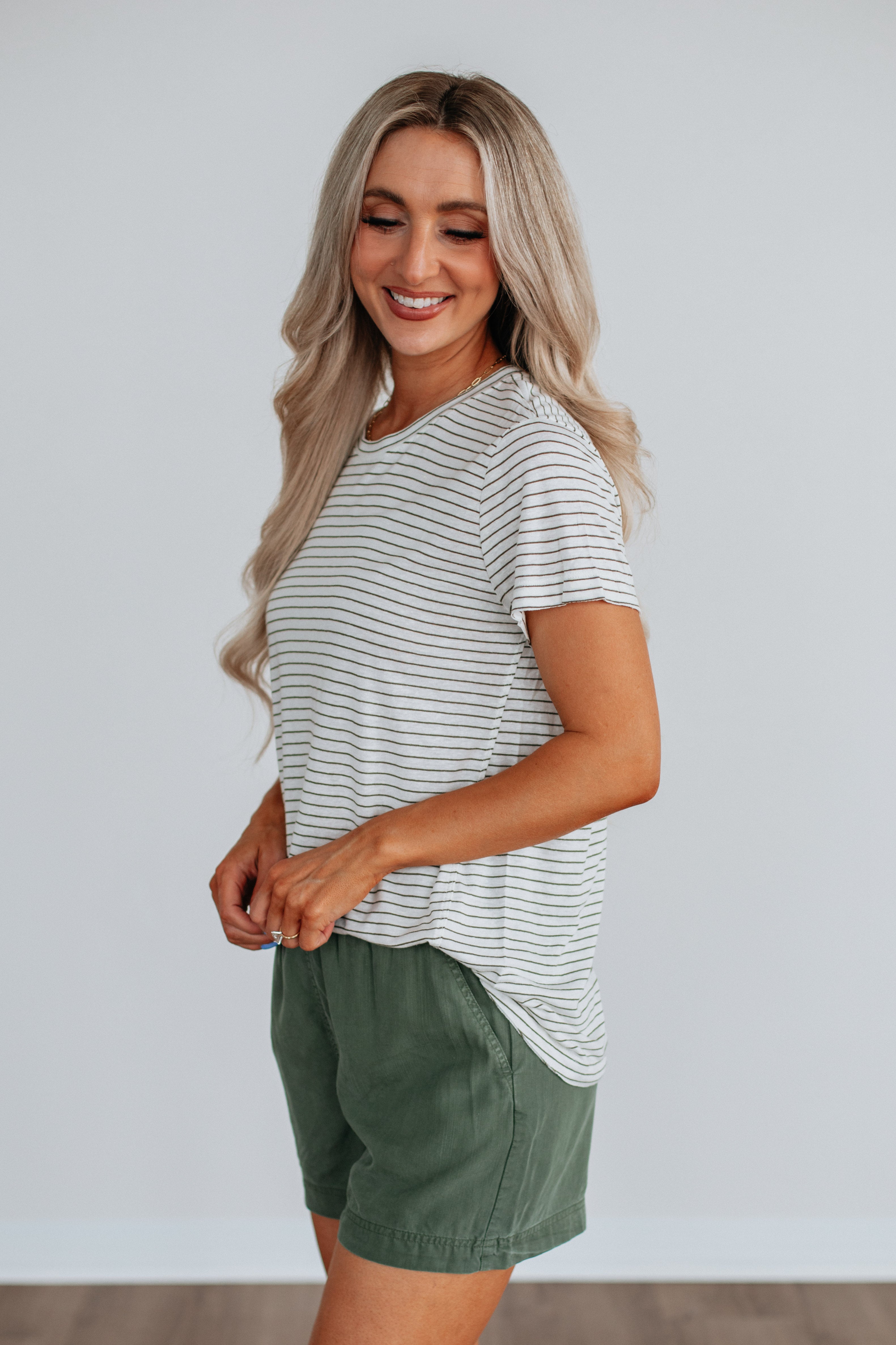 Brandy Striped Tee