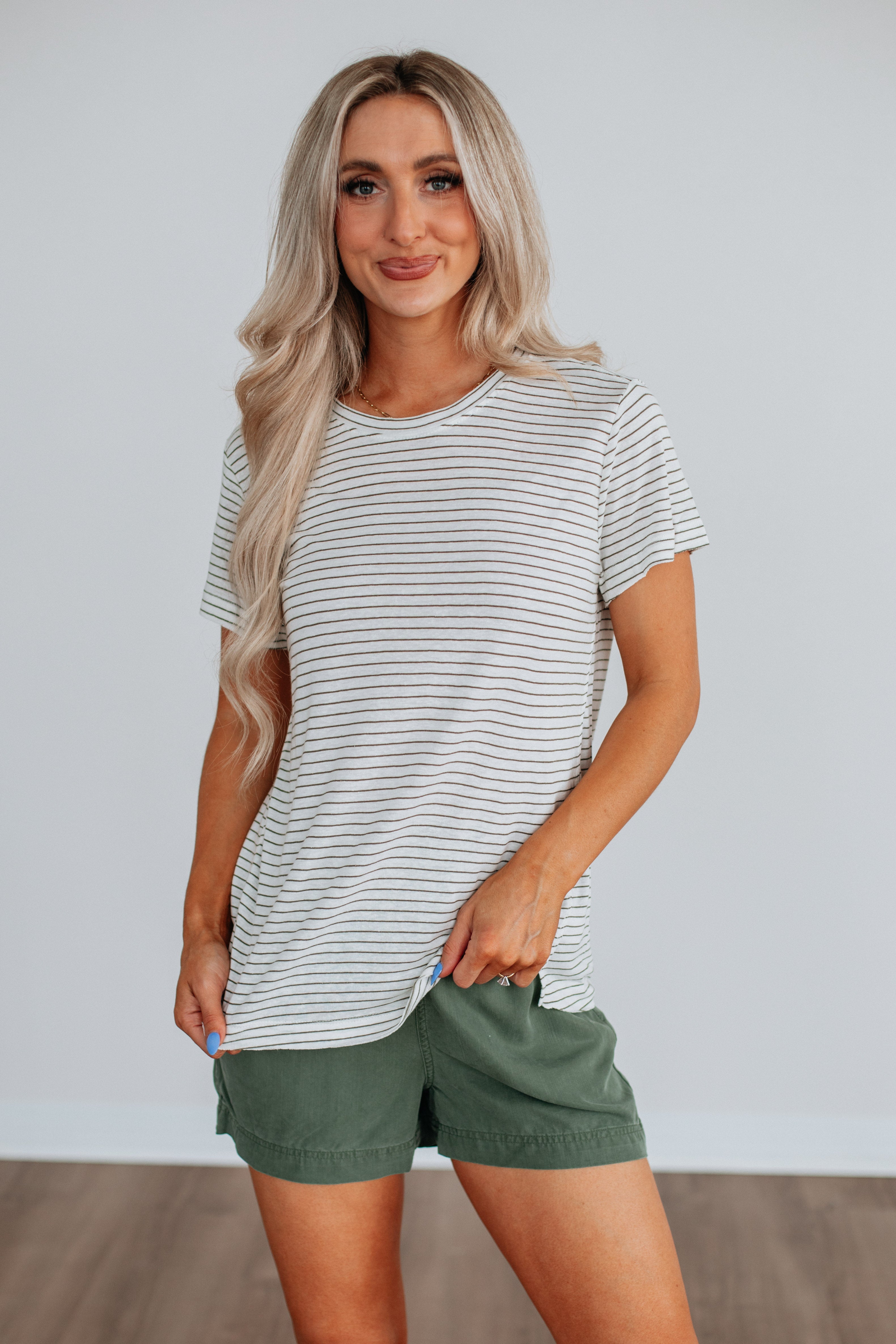 Brandy Striped Tee