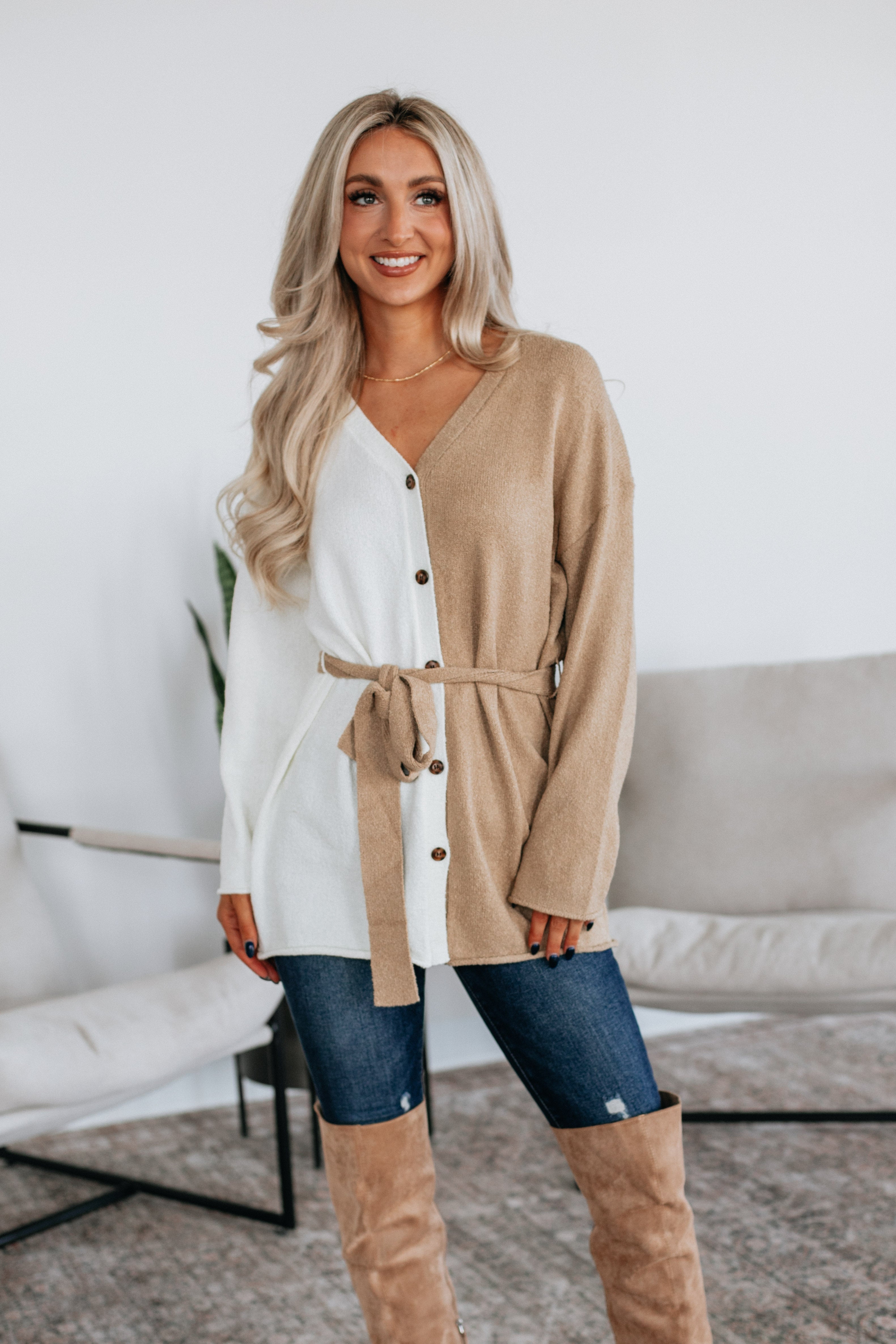 Leia Colorblock Cardigan