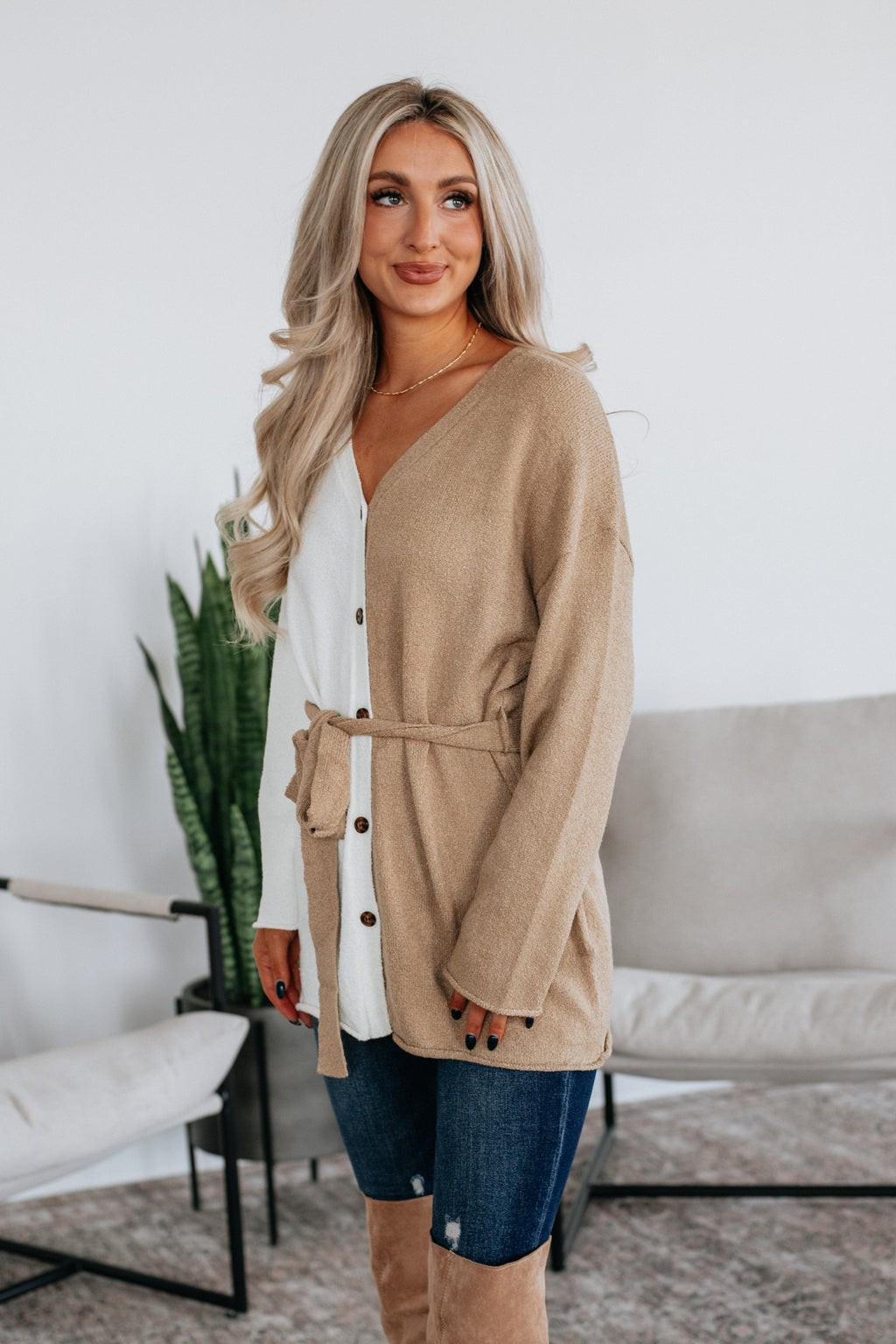 Leia Colorblock Cardigan