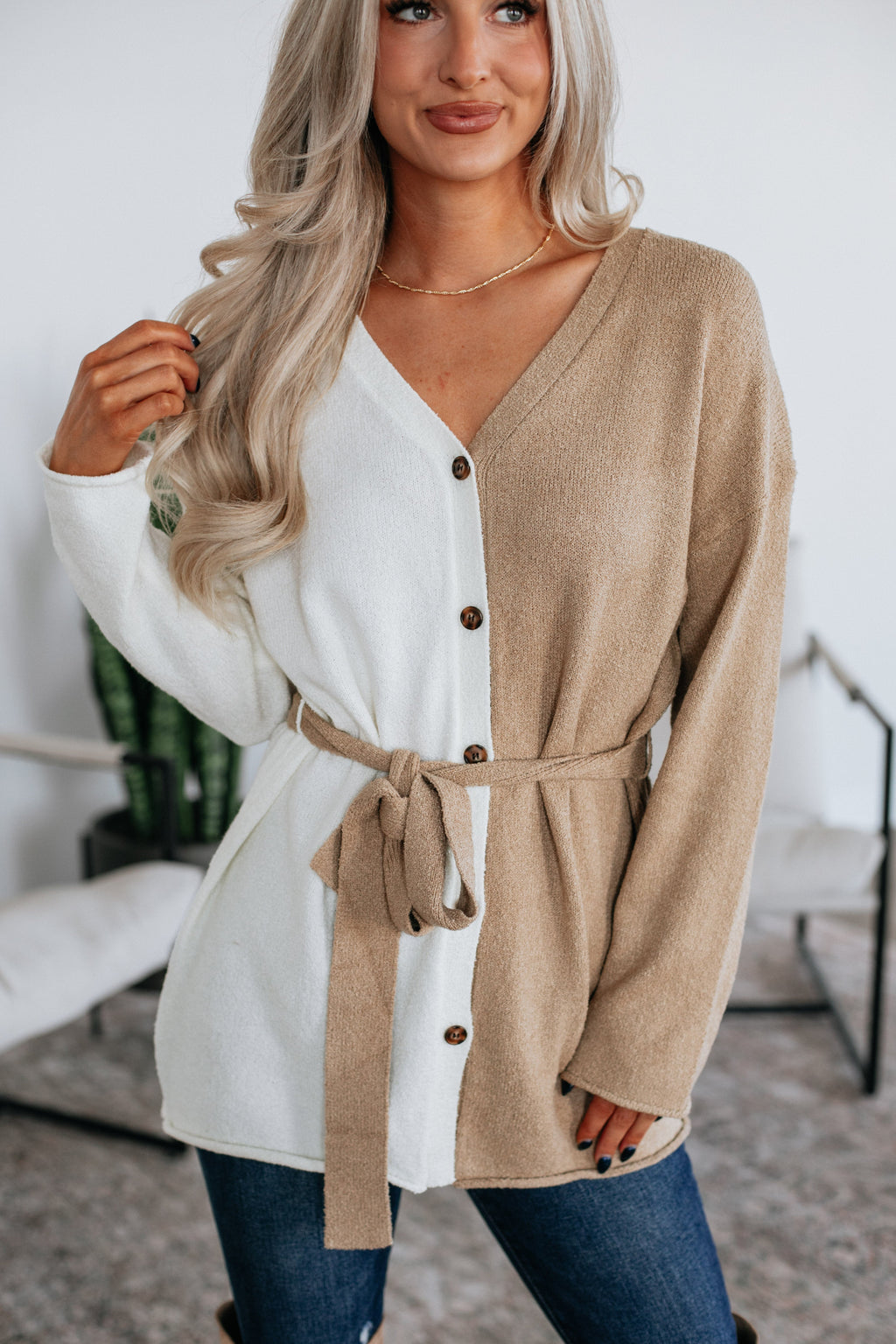 Leia Colorblock Cardigan