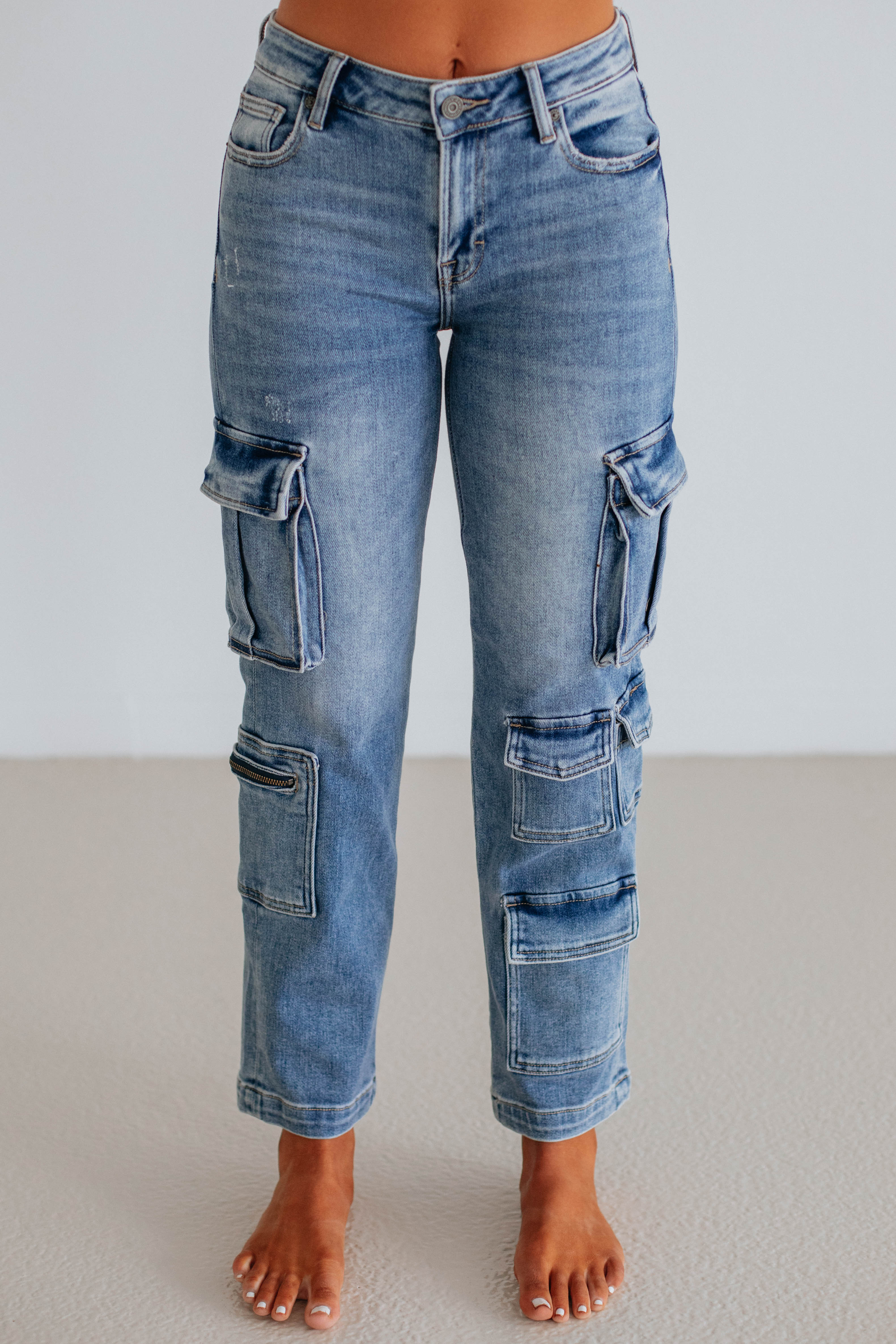 Tracey Hidden Cargo Jeans - Staredown