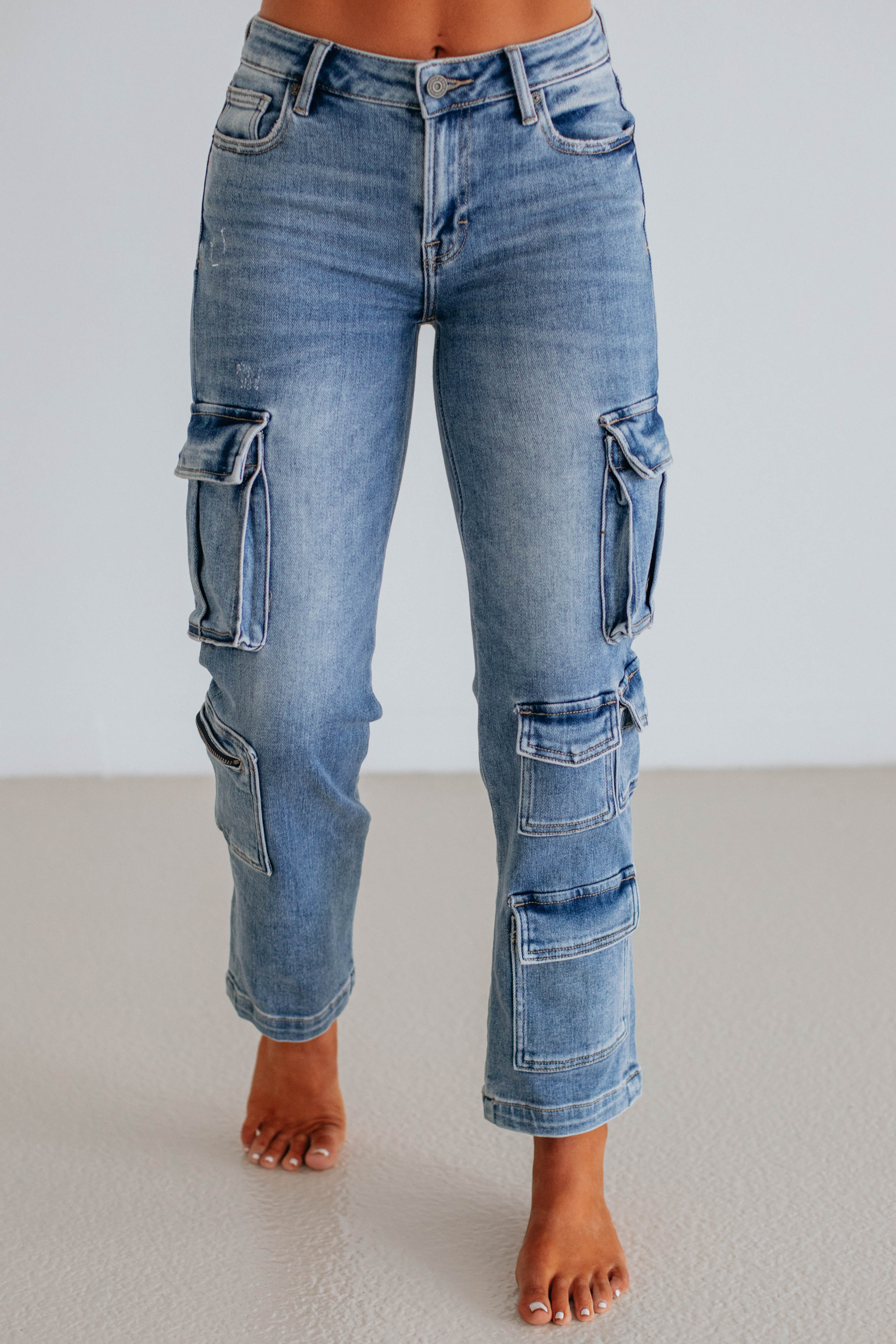Tracey Hidden Cargo Jeans - Staredown