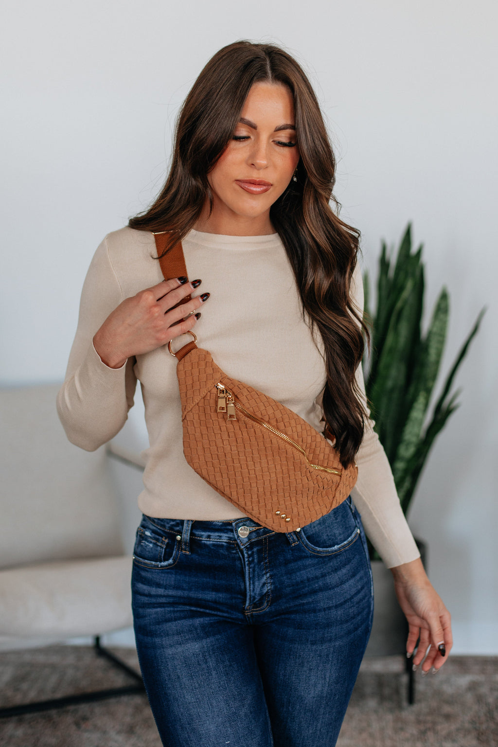 Tricia Suede Bum Bag