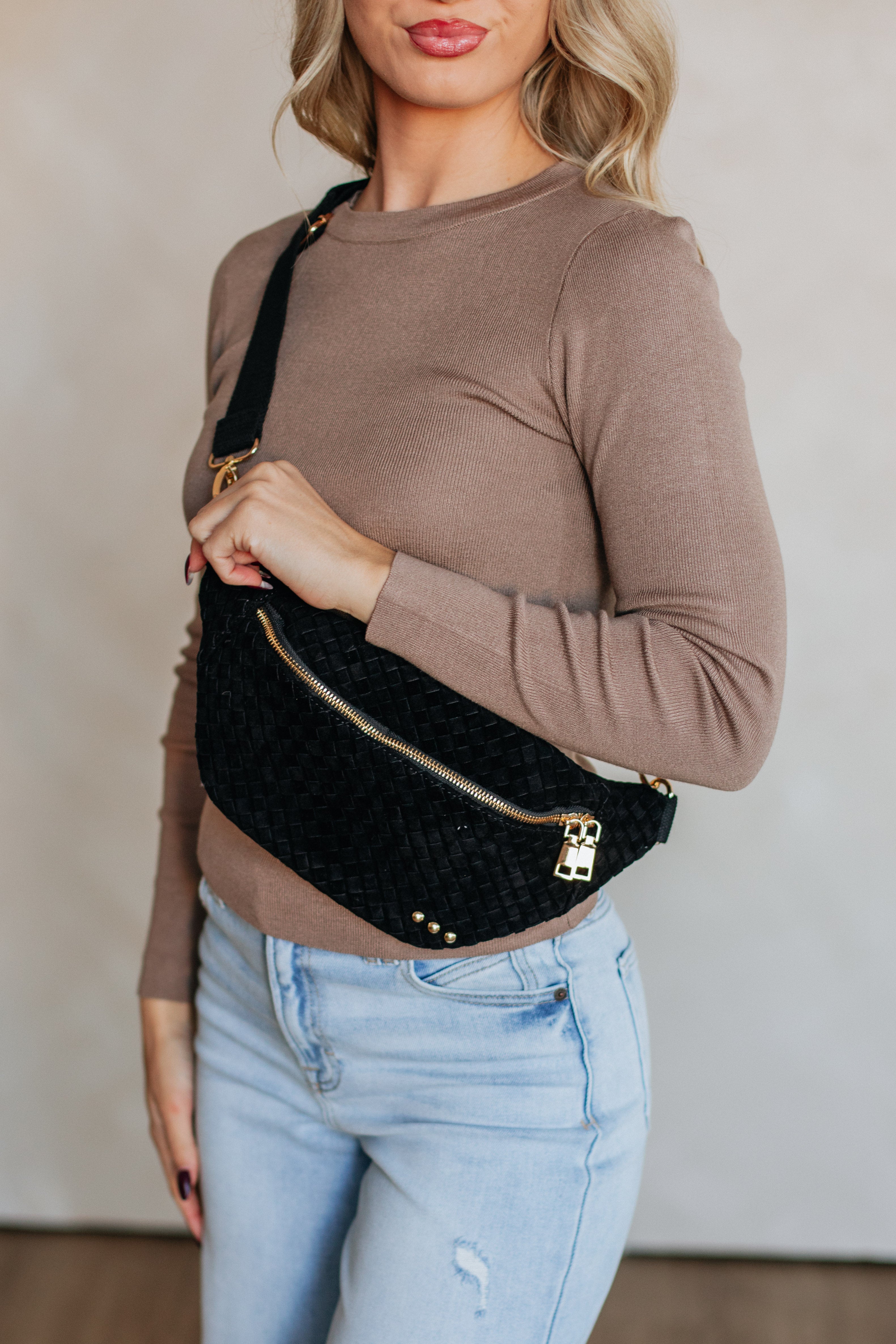 Tricia Suede Bum Bag