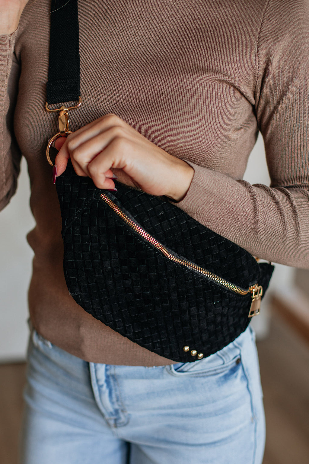 Tricia Suede Bum Bag