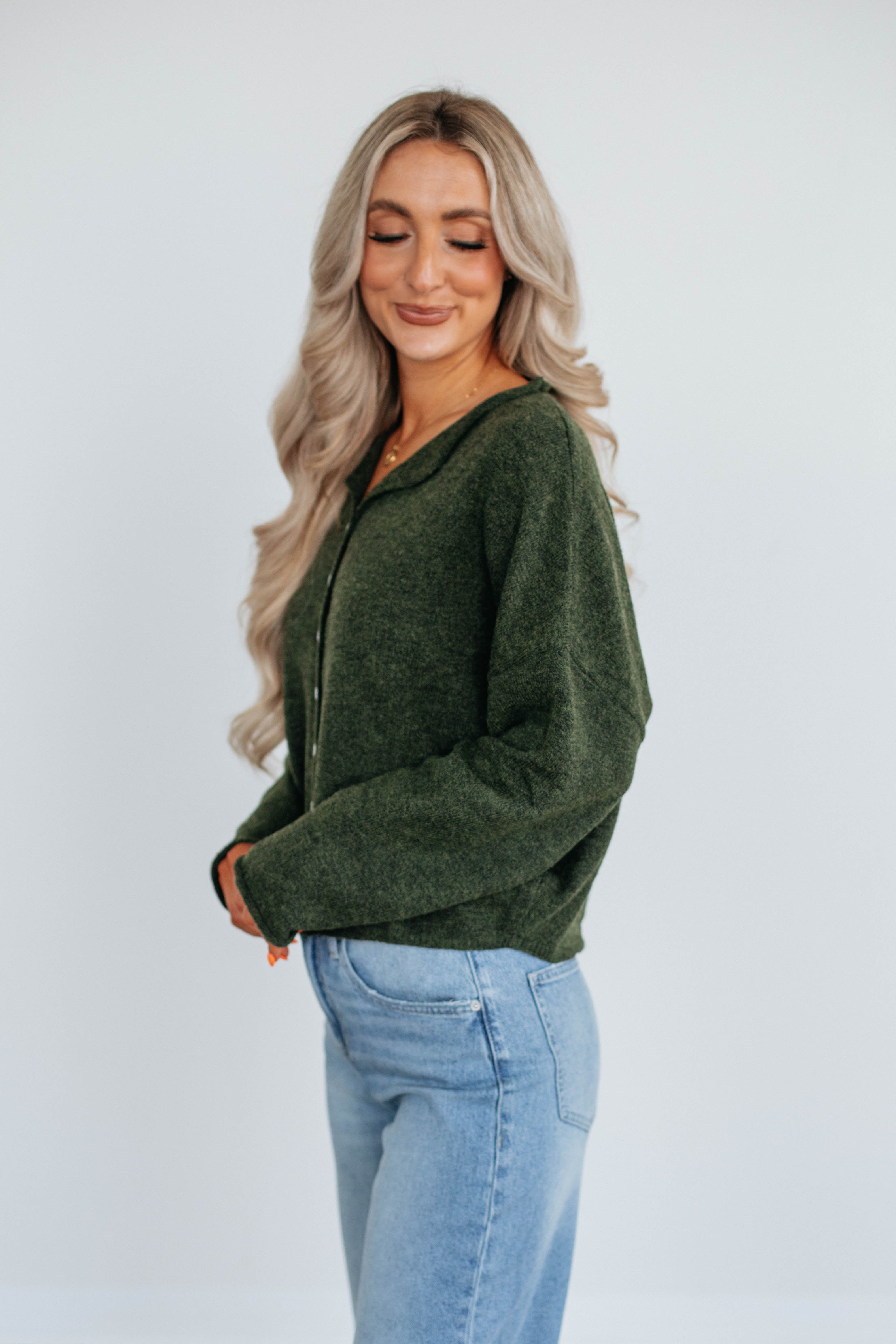 Brooke Cardigan - Pine
