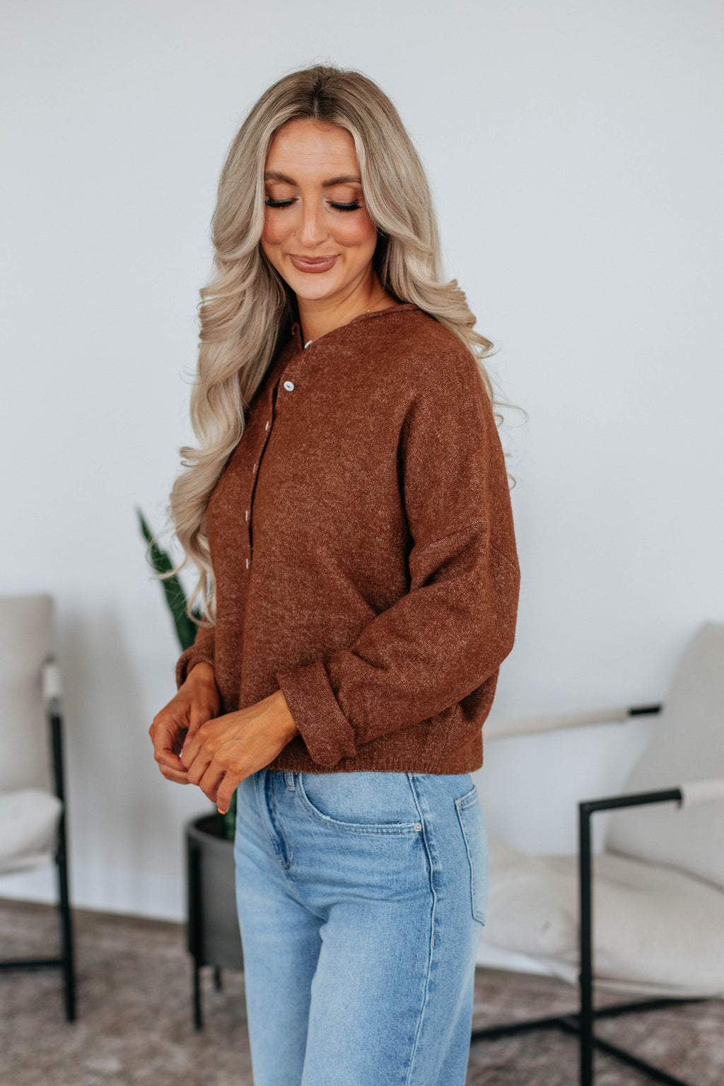 Brooke Cardigan - Walnut