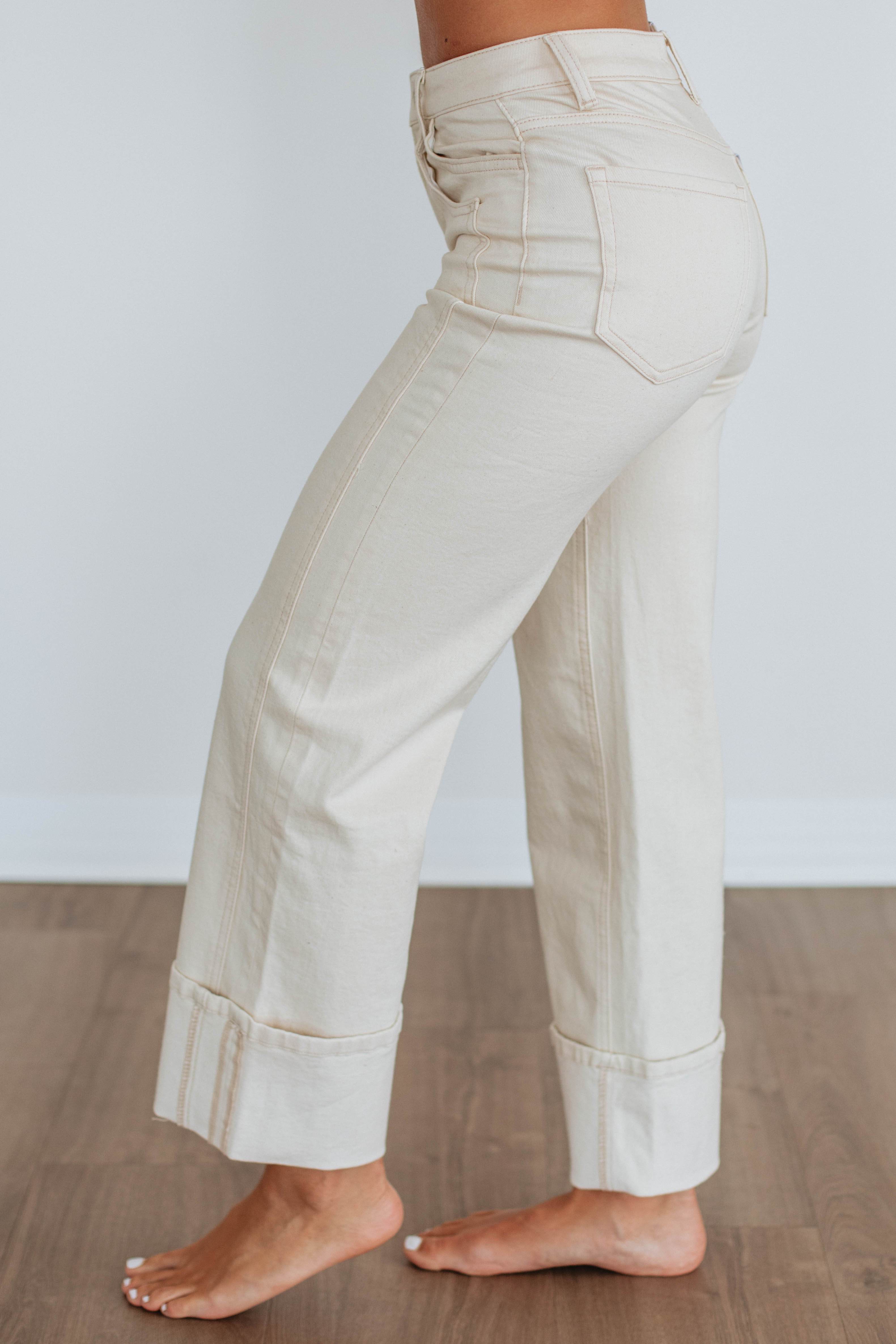Olivia Vervet Jeans - Natural