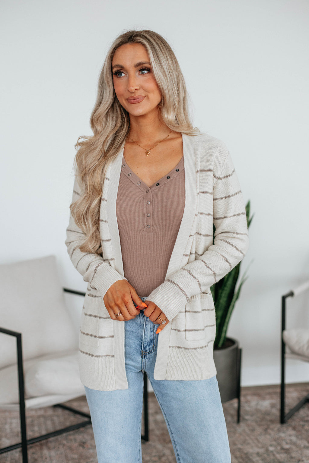 Lorie Striped Cardigan