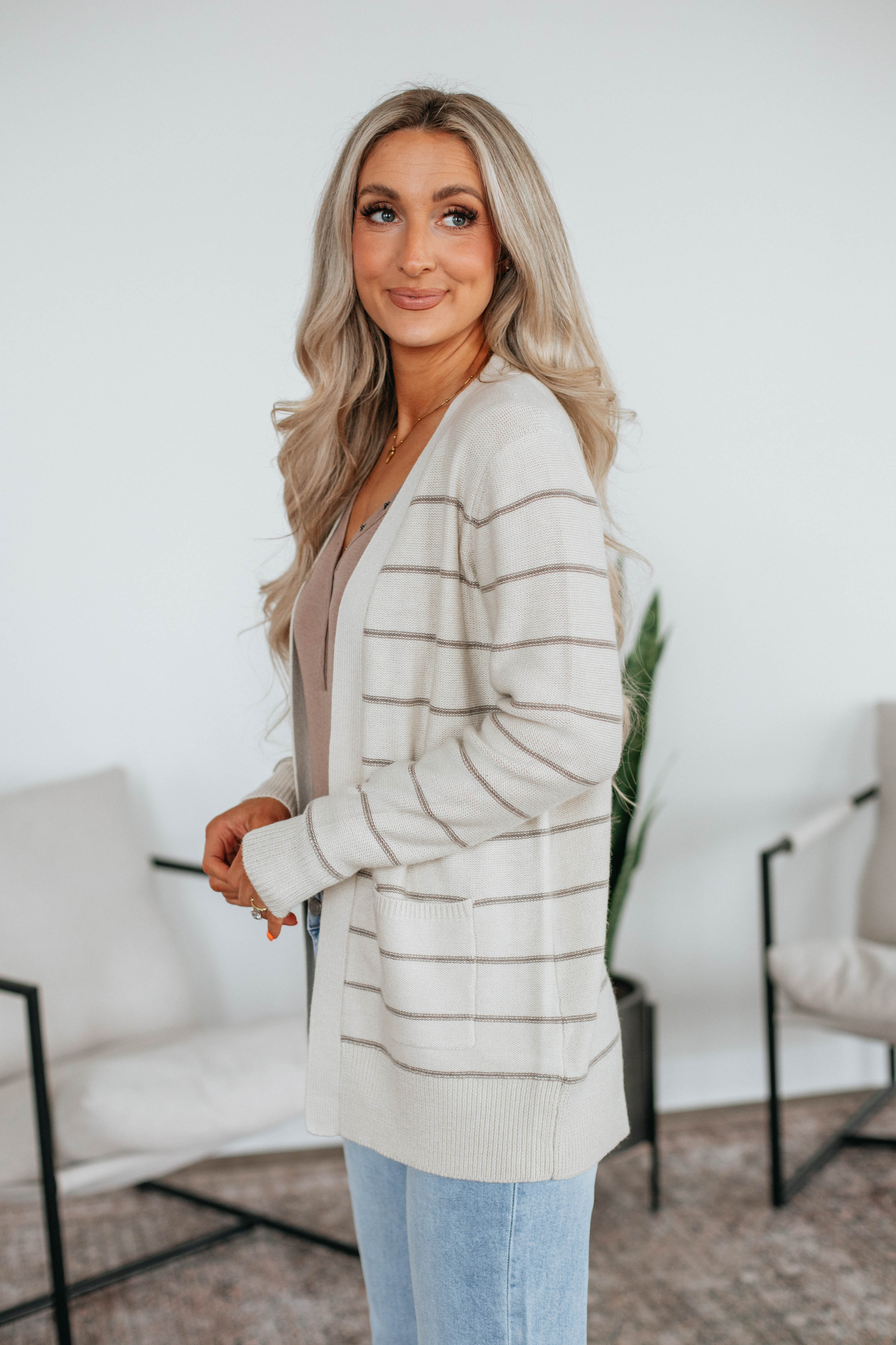 Lorie Striped Cardigan