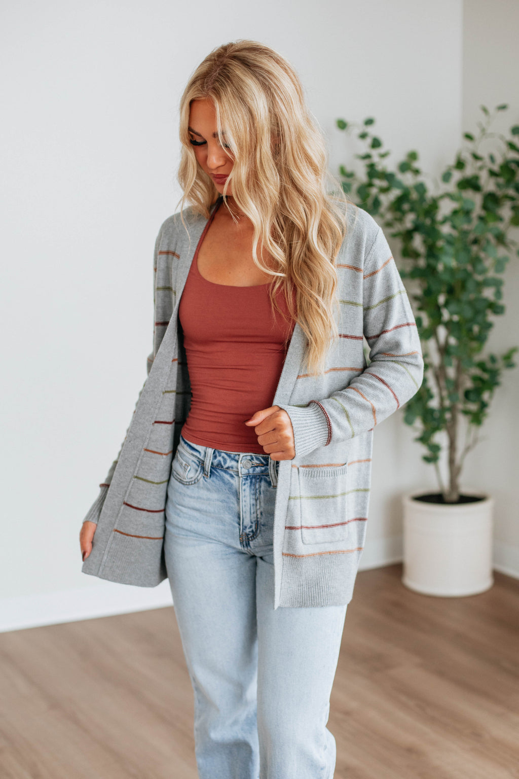 Lorie Striped Cardigan