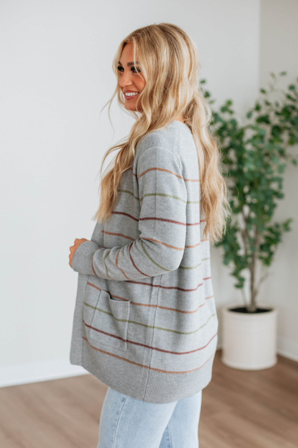 Lorie Striped Cardigan