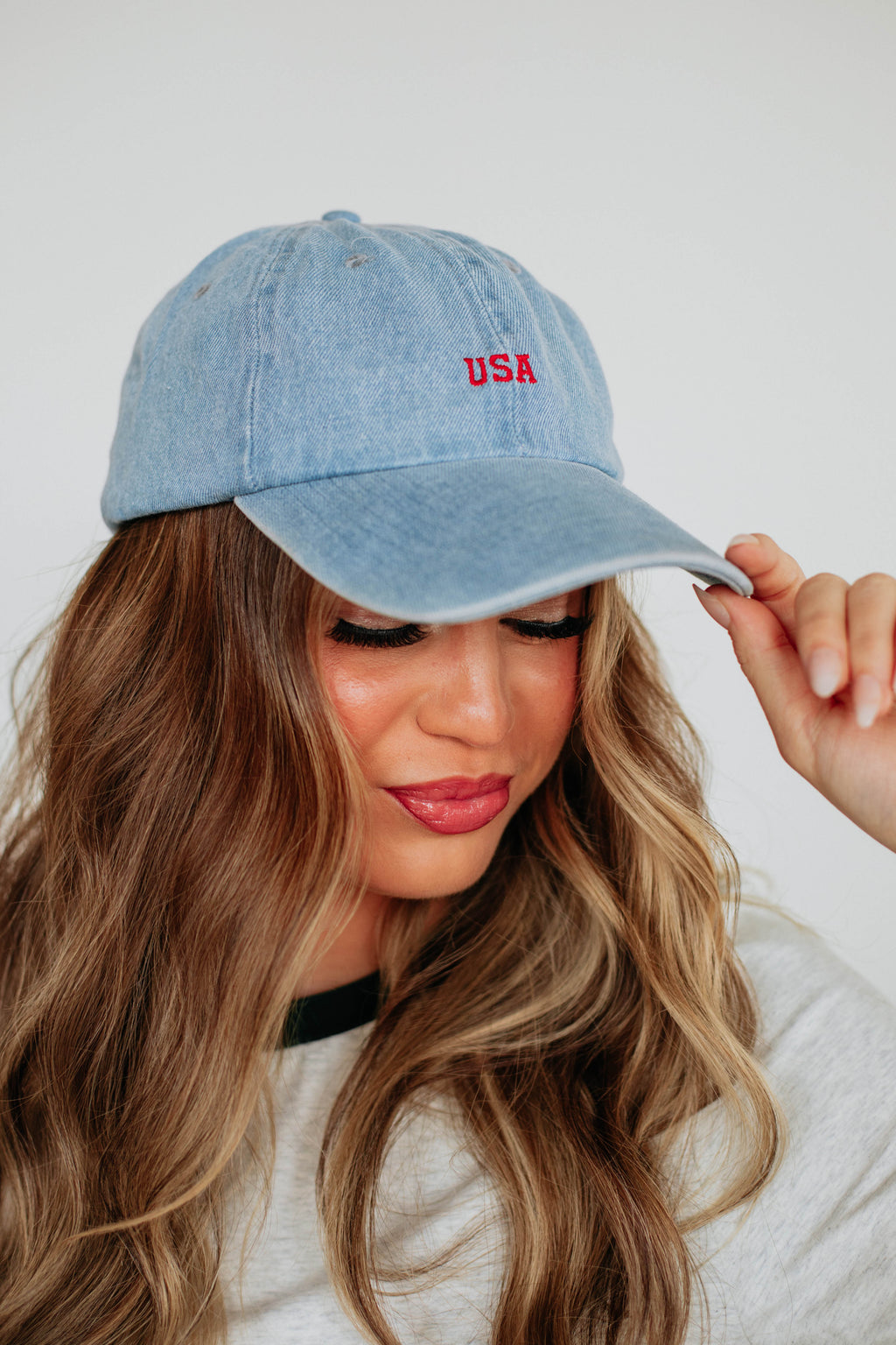 USA Denim Baseball Cap