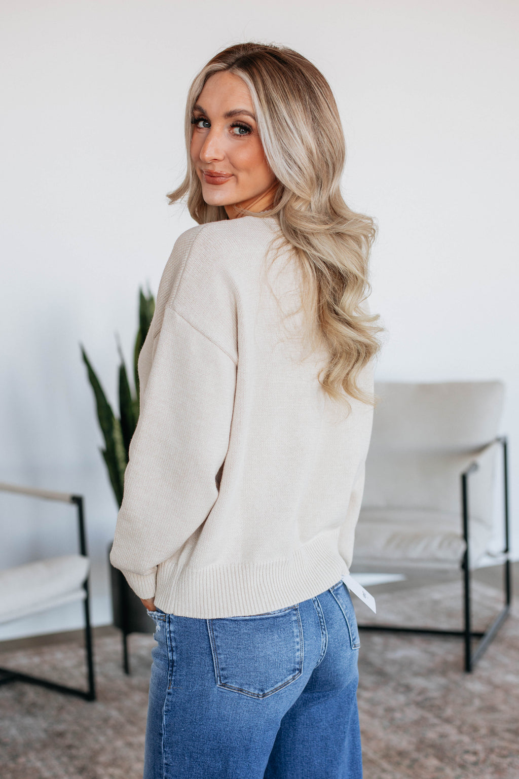 Unbearably Cute Sweater - Cream