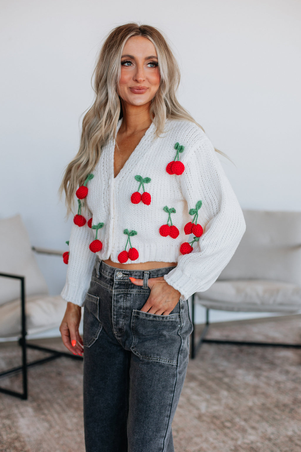 Very Cherry Cardigan