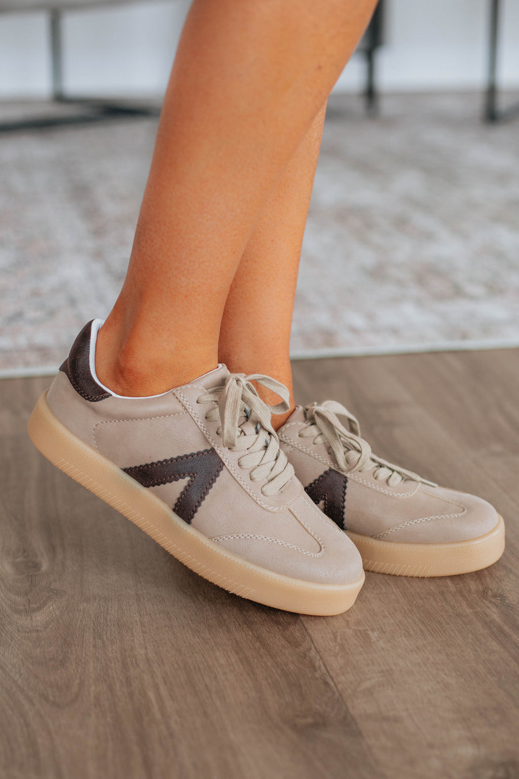 Watch Your Step Sneakers - Khaki Mix
